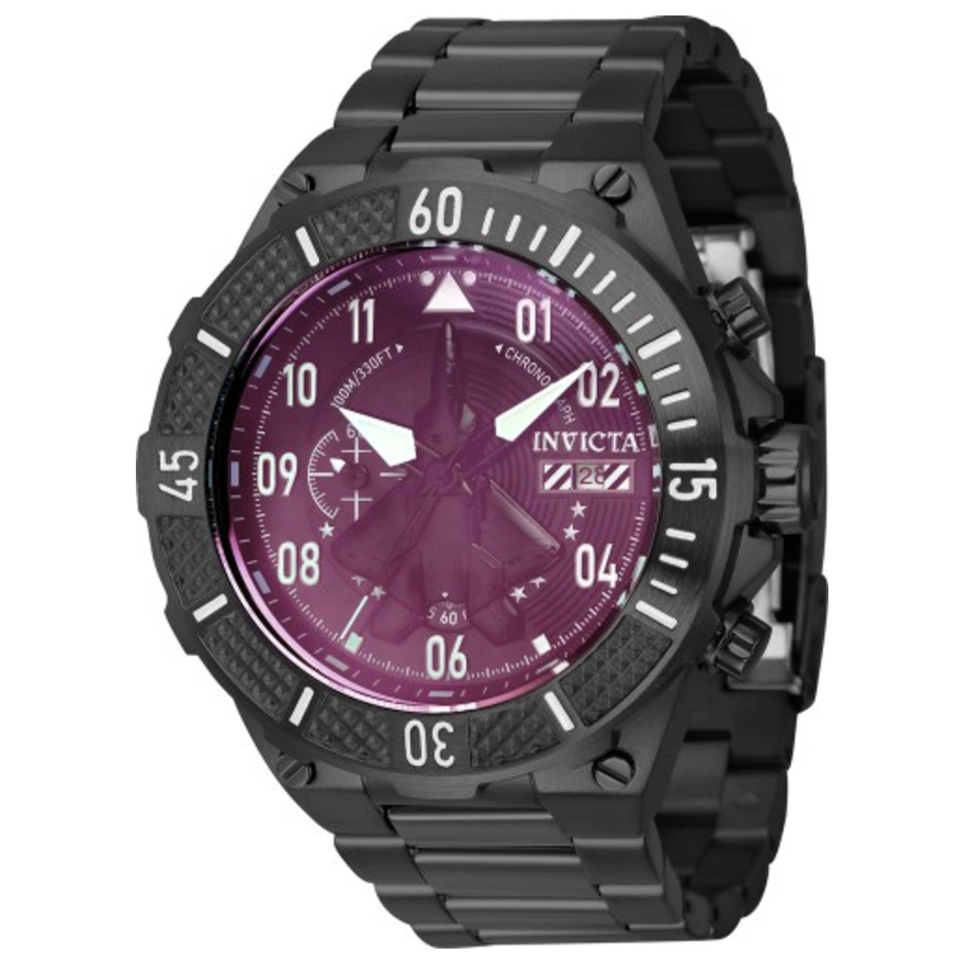 Front view of Invicta Aviator Men's Quartz Watch IN-39910