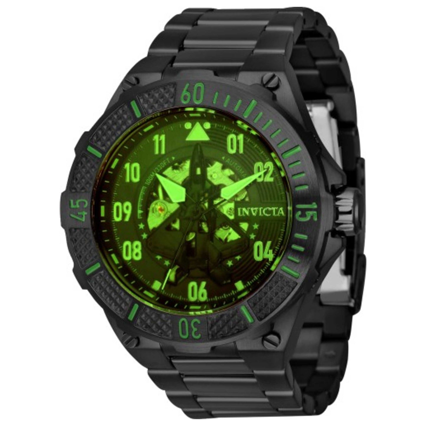 Front view of Invicta Aviator Men's Automatic Watch IN-39917