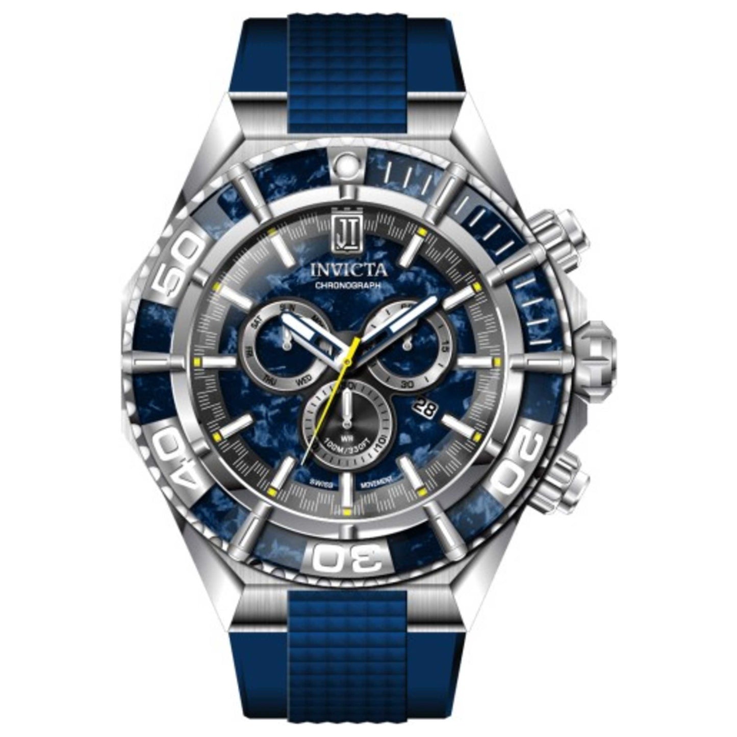 Front view of Invicta JT Men's Quartz Watch IN-40213