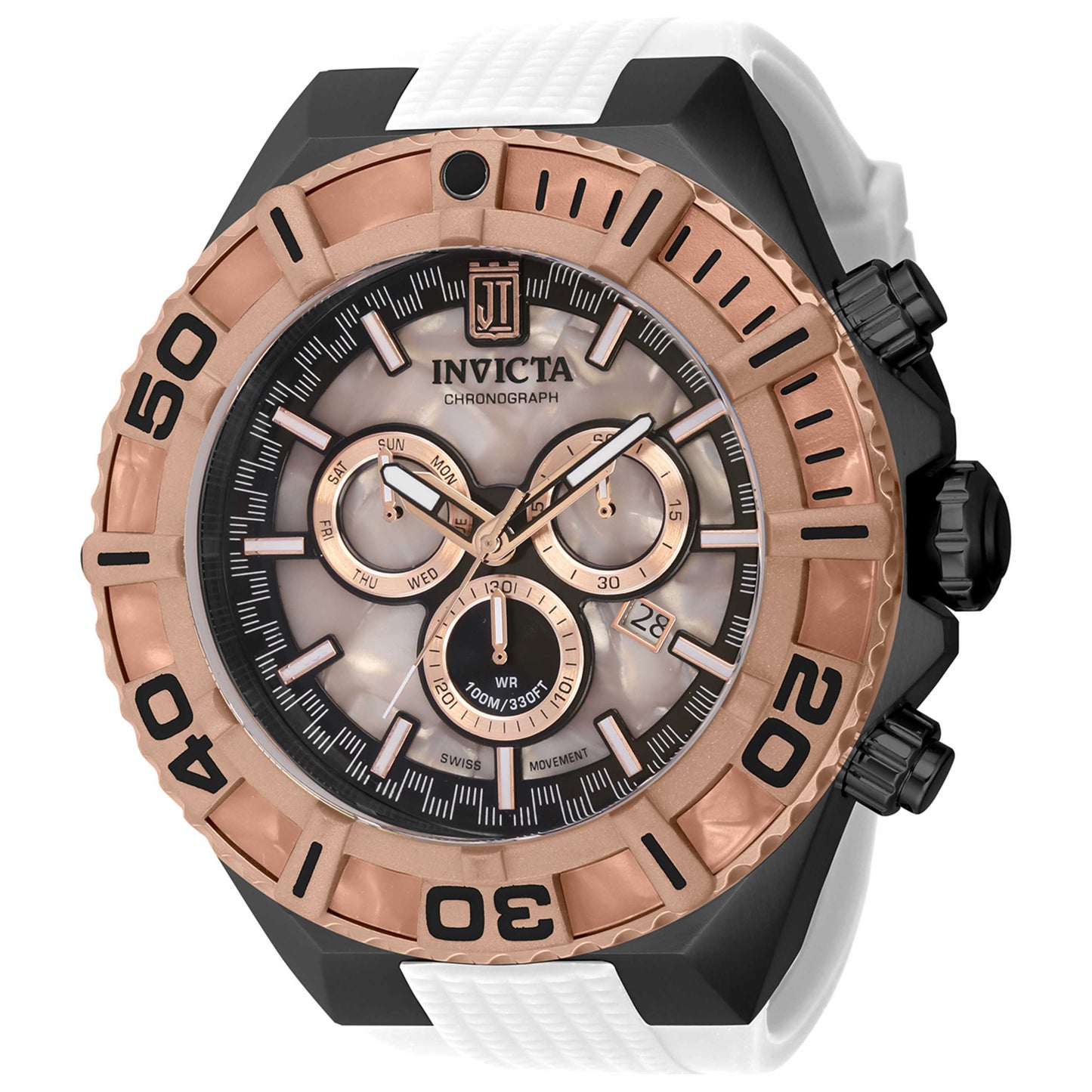 Front view of Invicta JT Men's Quartz Watch IN-40221