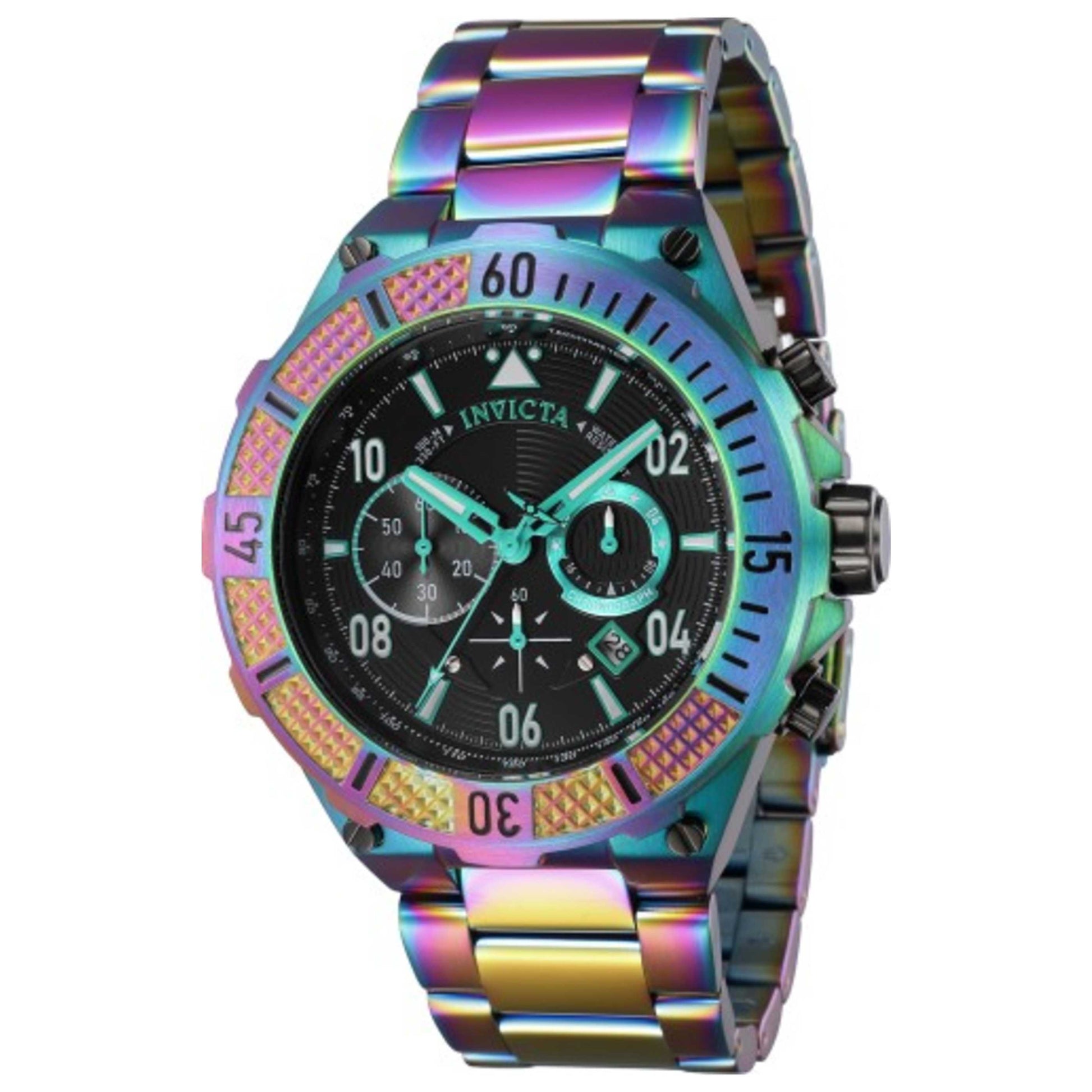 Front view of Invicta Aviator Men's Quartz Watch IN-40513