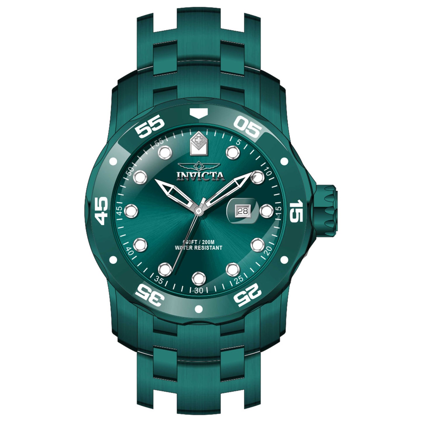 Front view of Invicta Pro Diver Men's Quartz Watch IN-40837