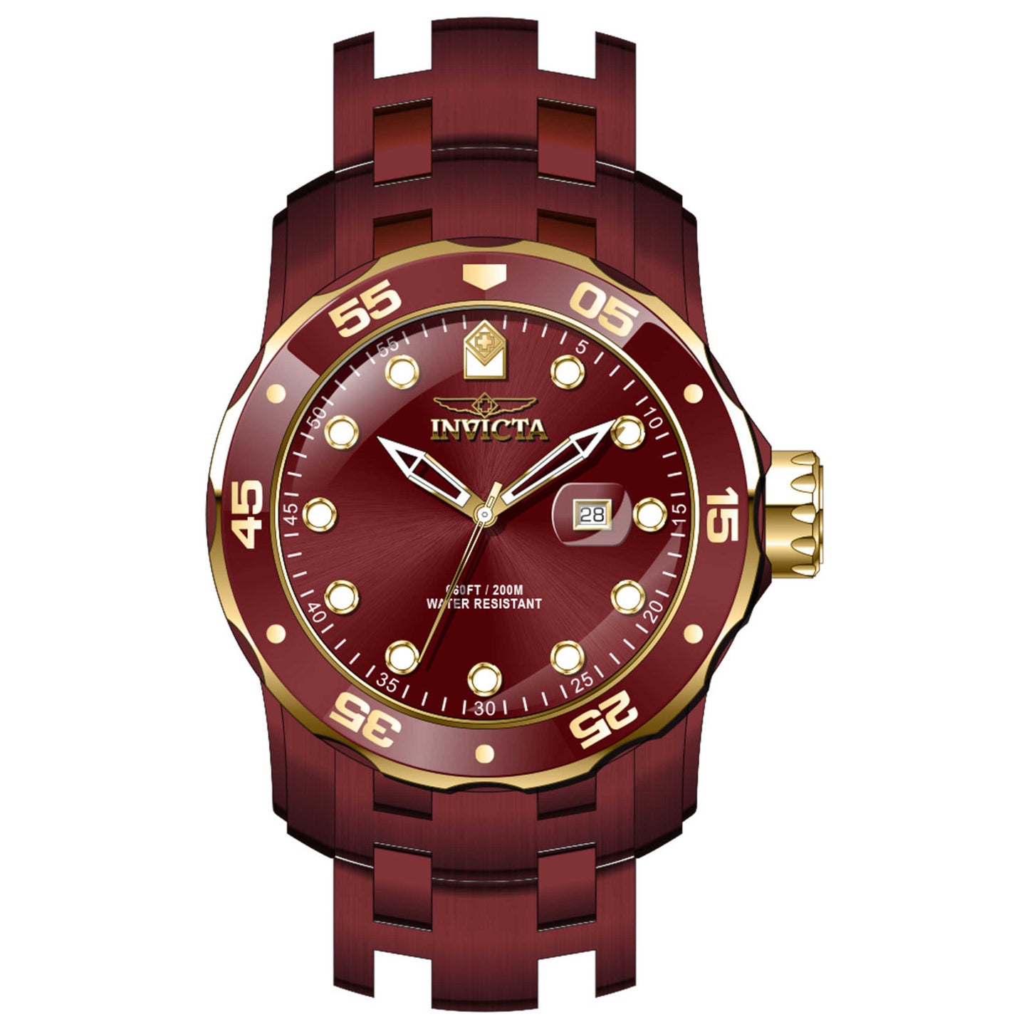 Front view of Invicta Pro Diver Men's Quartz Watch IN-40839