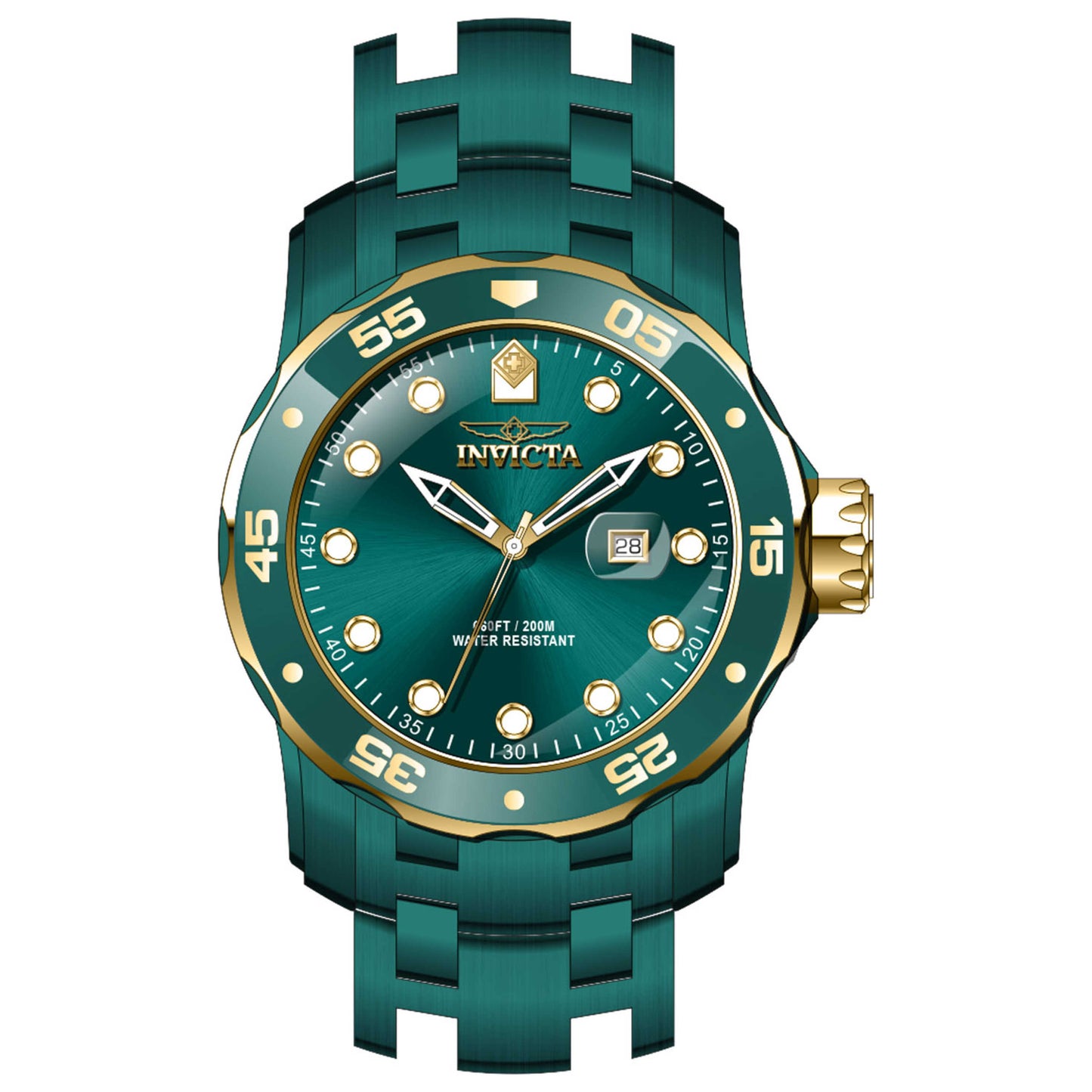 Front view of Invicta Pro Diver Men's Quartz Watch IN-40840