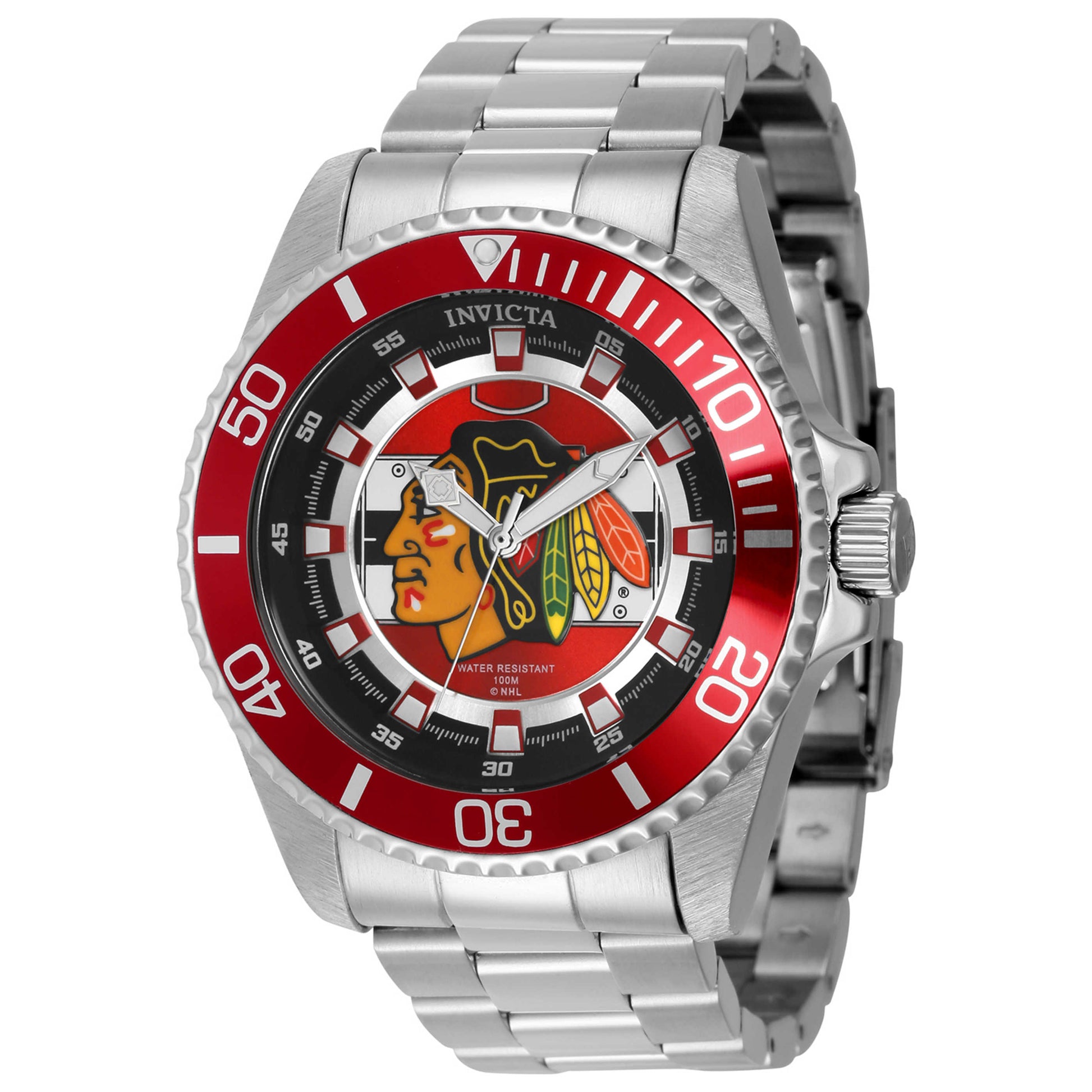 Front view of Invicta NHL Men's Quartz Watch IN-42234