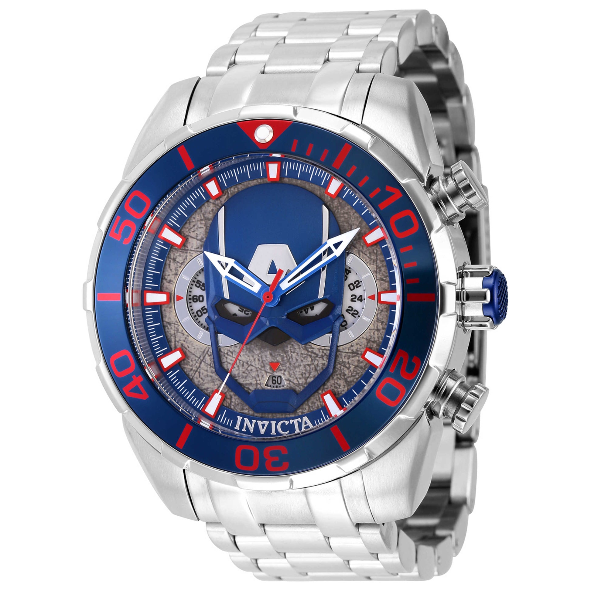 Front view of Invicta Marvel Men's Quartz Watch IN-43052