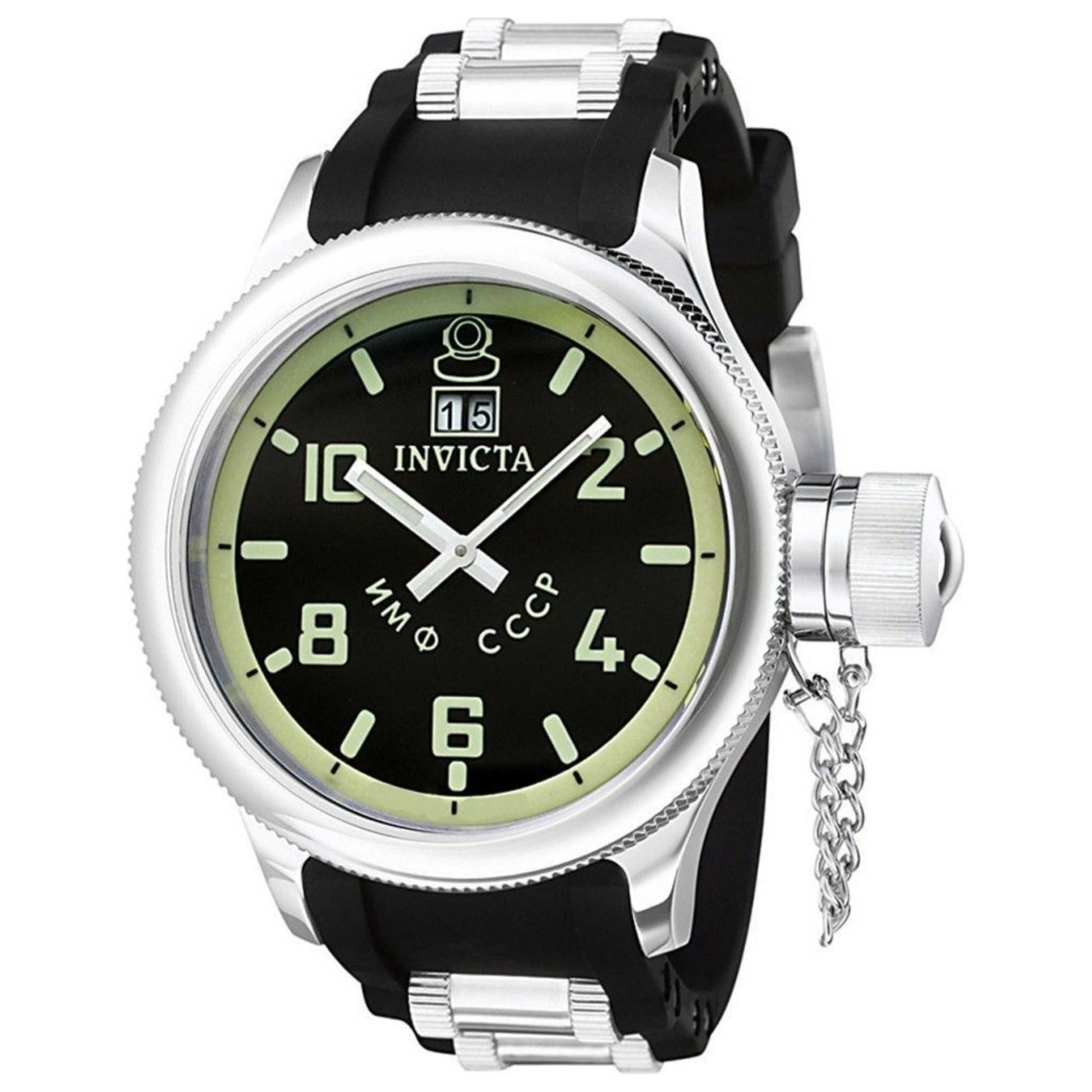 Front view of Invicta Russian Diver Men's Quartz Watch IN-4342