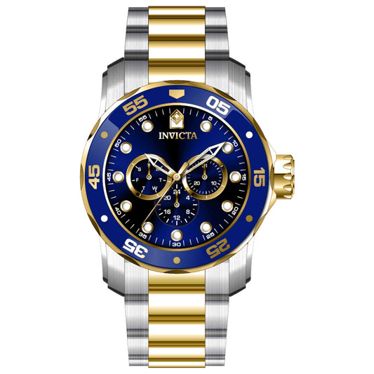Front view of Invicta Pro Diver Men's Quartz Watch IN-45724