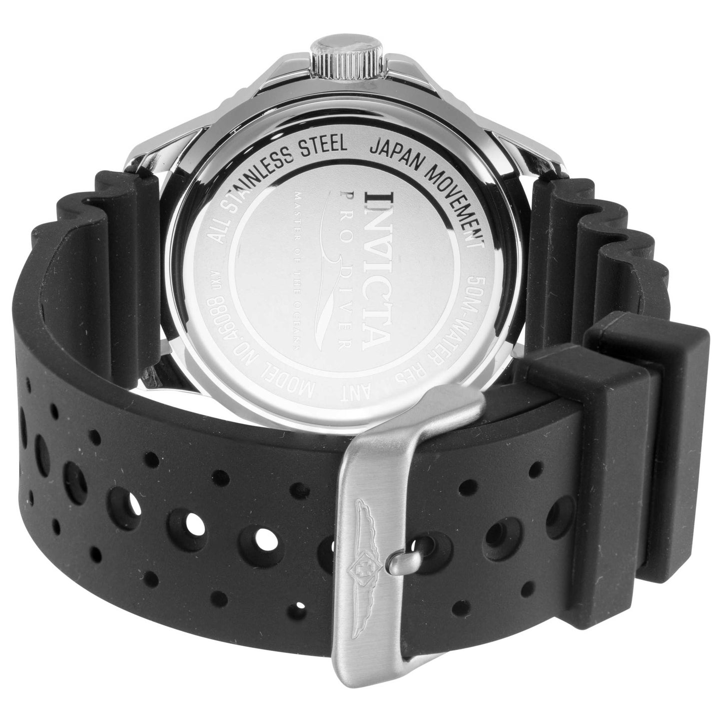 Back view of Invicta Pro Diver Men's Quartz Watch IN-46088