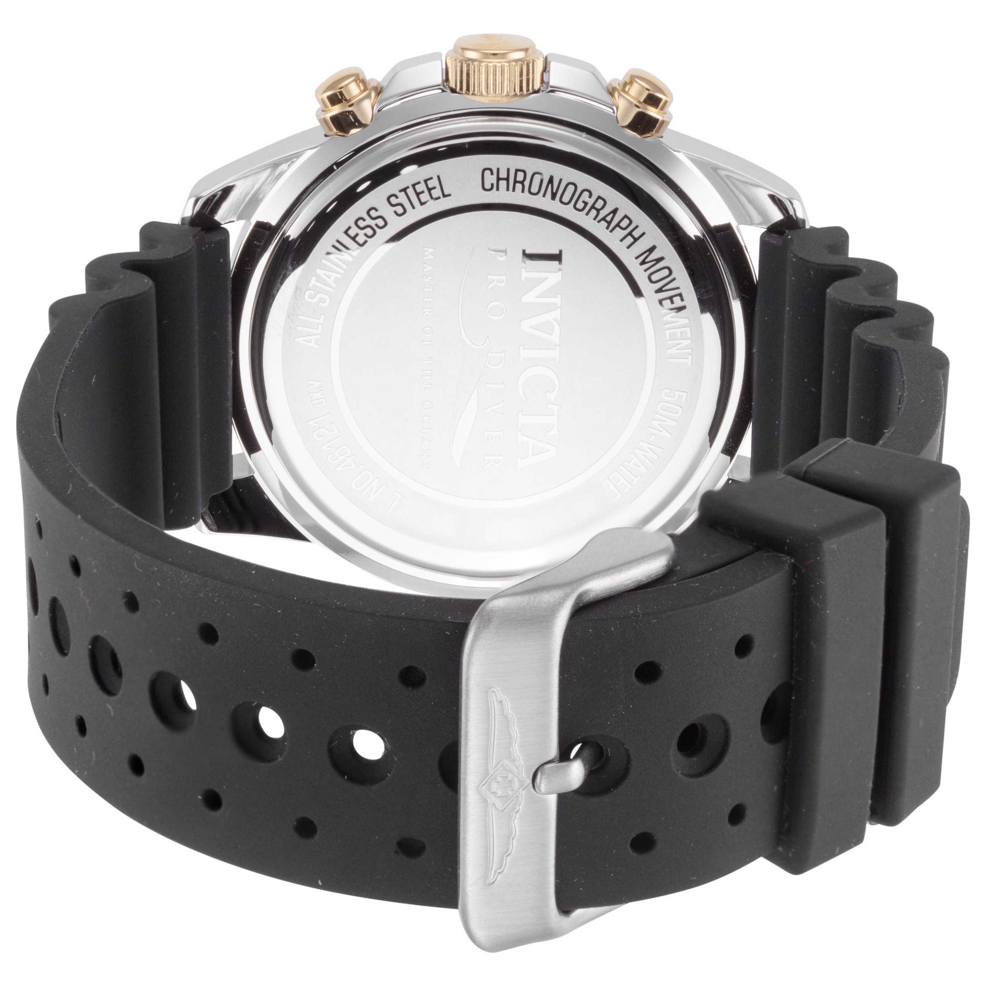 Back view of Invicta Pro Diver Men's Quartz Watch IN-46121
