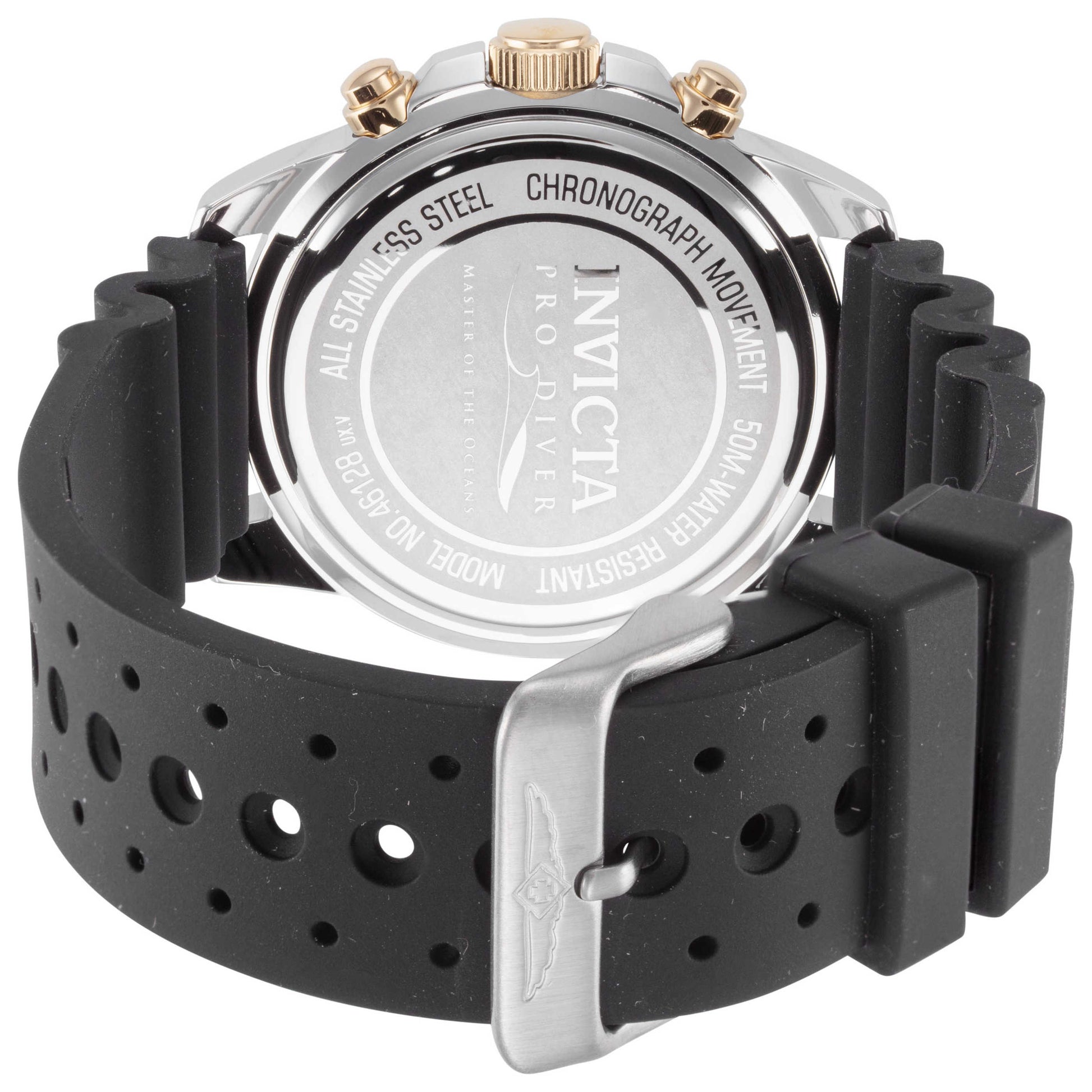 Back view of Invicta Pro Diver Men's Quartz Watch IN-46128