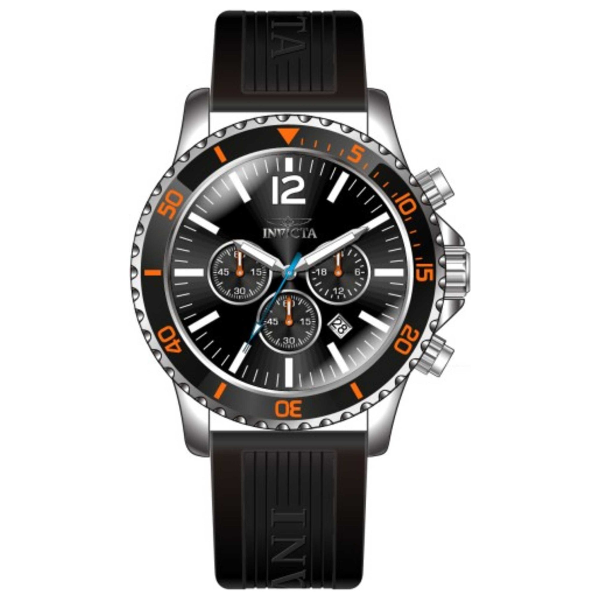 Front view of Invicta Specialty Men's Quartz Watch IN-46355