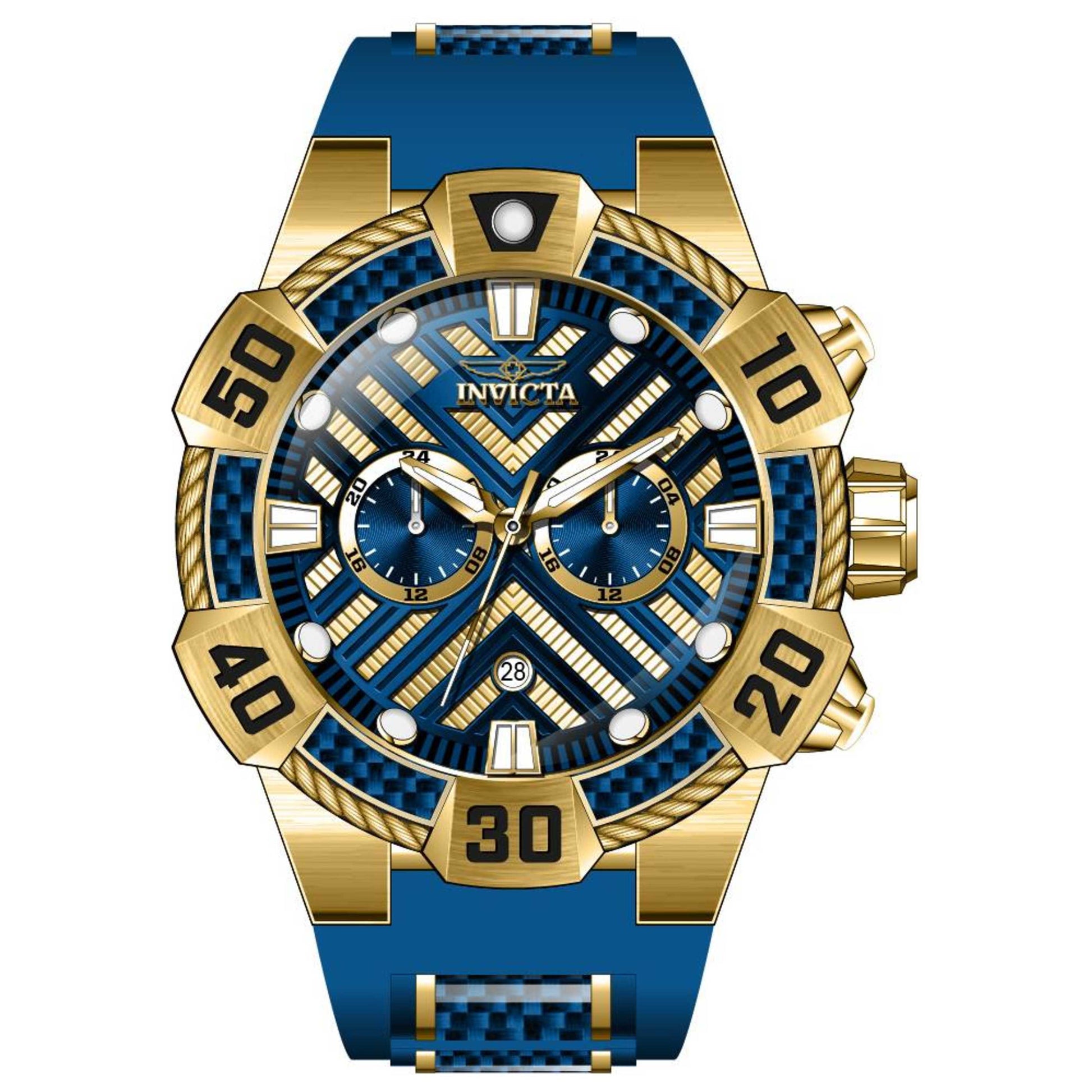 Front view of Invicta Bolt Men's Quartz Watch IN-46582