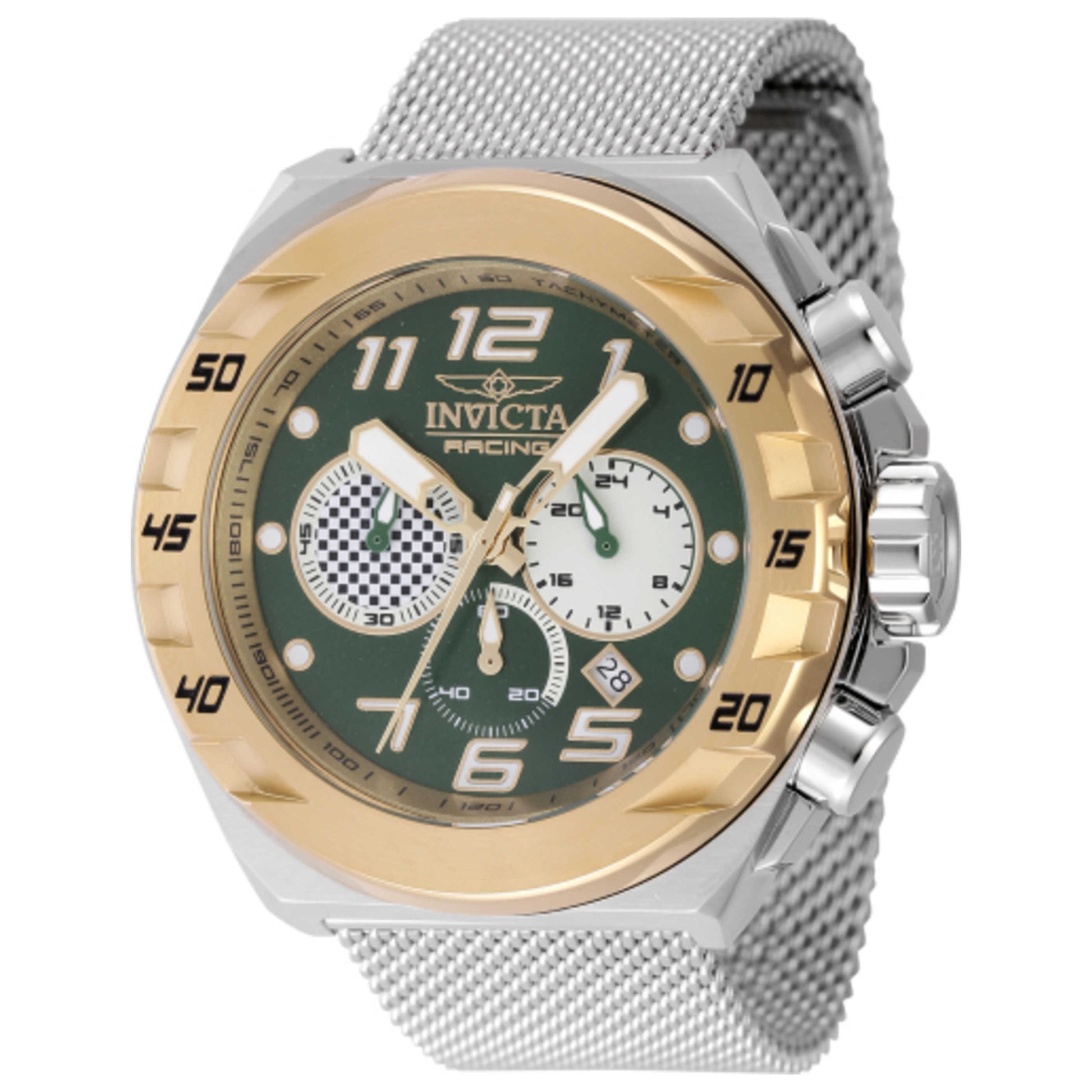 Front view of Invicta Racing Men's Quartz Watch IN-47205