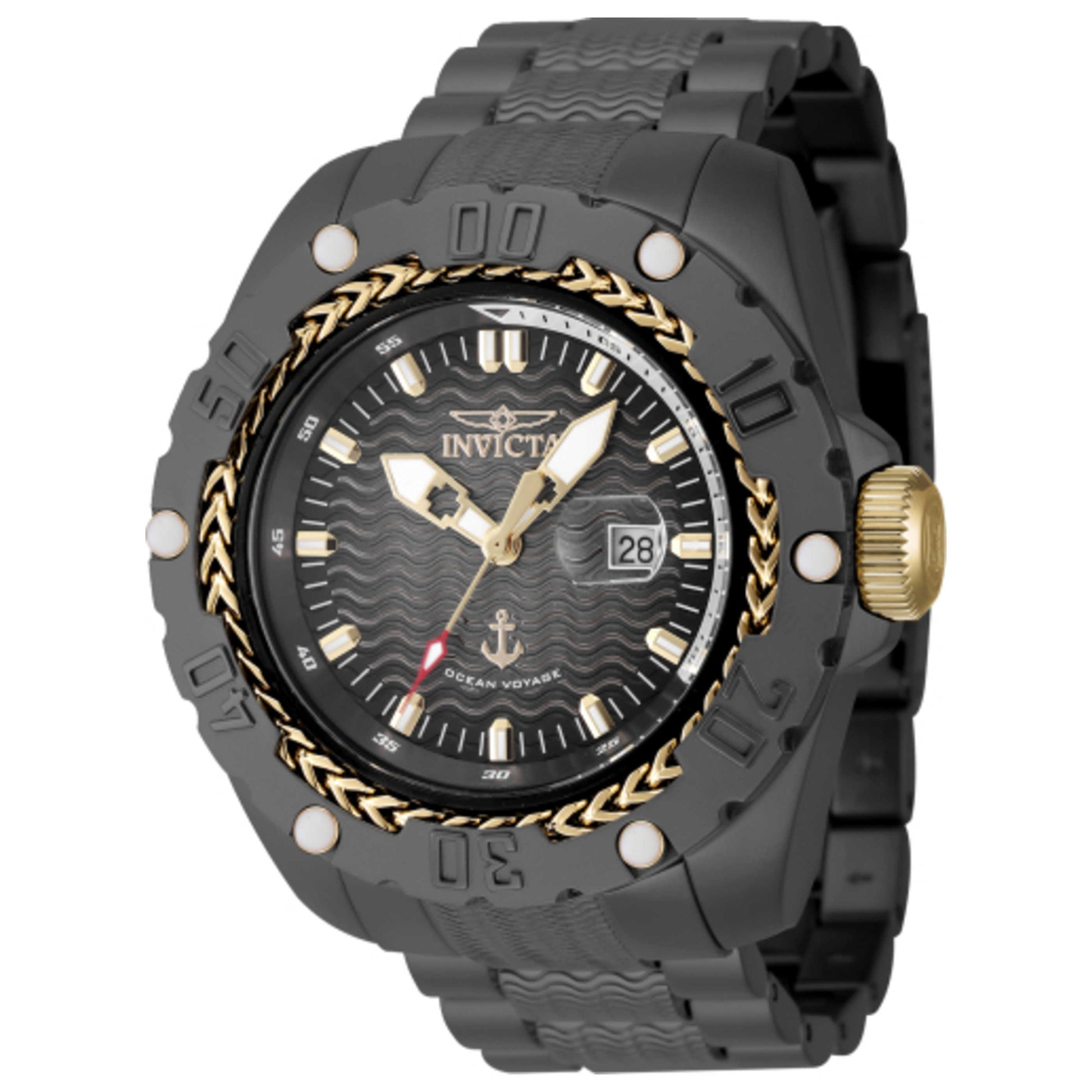 Front view of Invicta Ocean Voyage Men's Quartz Watch IN-47743