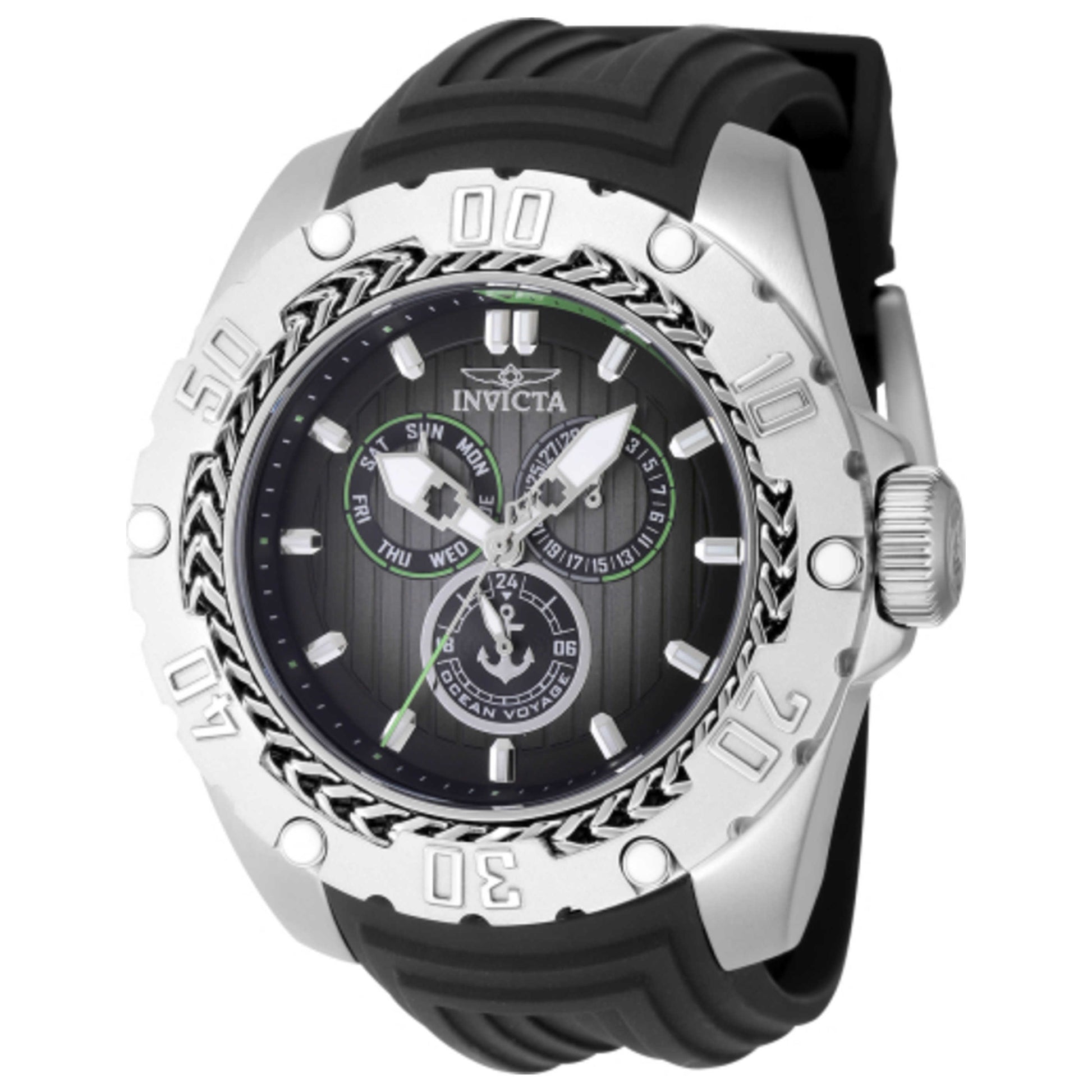 Front view of Invicta Ocean Voyage Men's Quartz Watch IN-48022