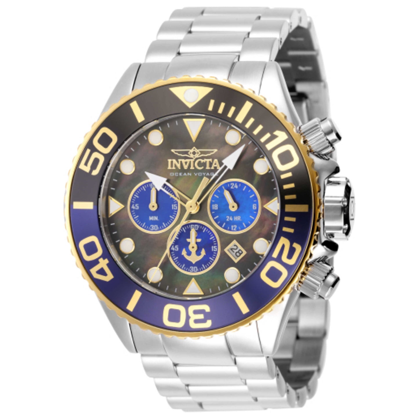 Front view of Invicta Ocean Voyage Men's Quartz Watch IN-48599