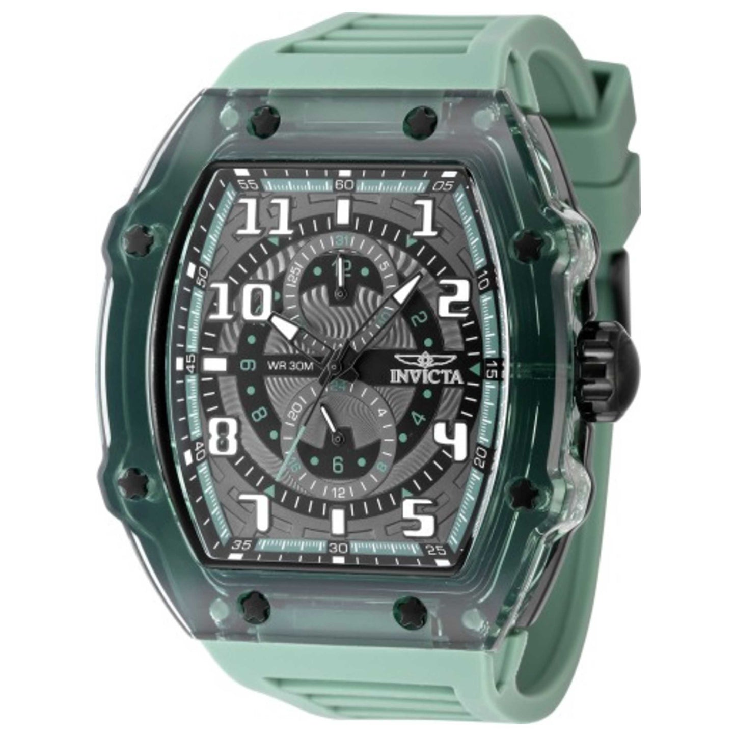Front view of Invicta Racing Men's Quartz Watch IN-48717