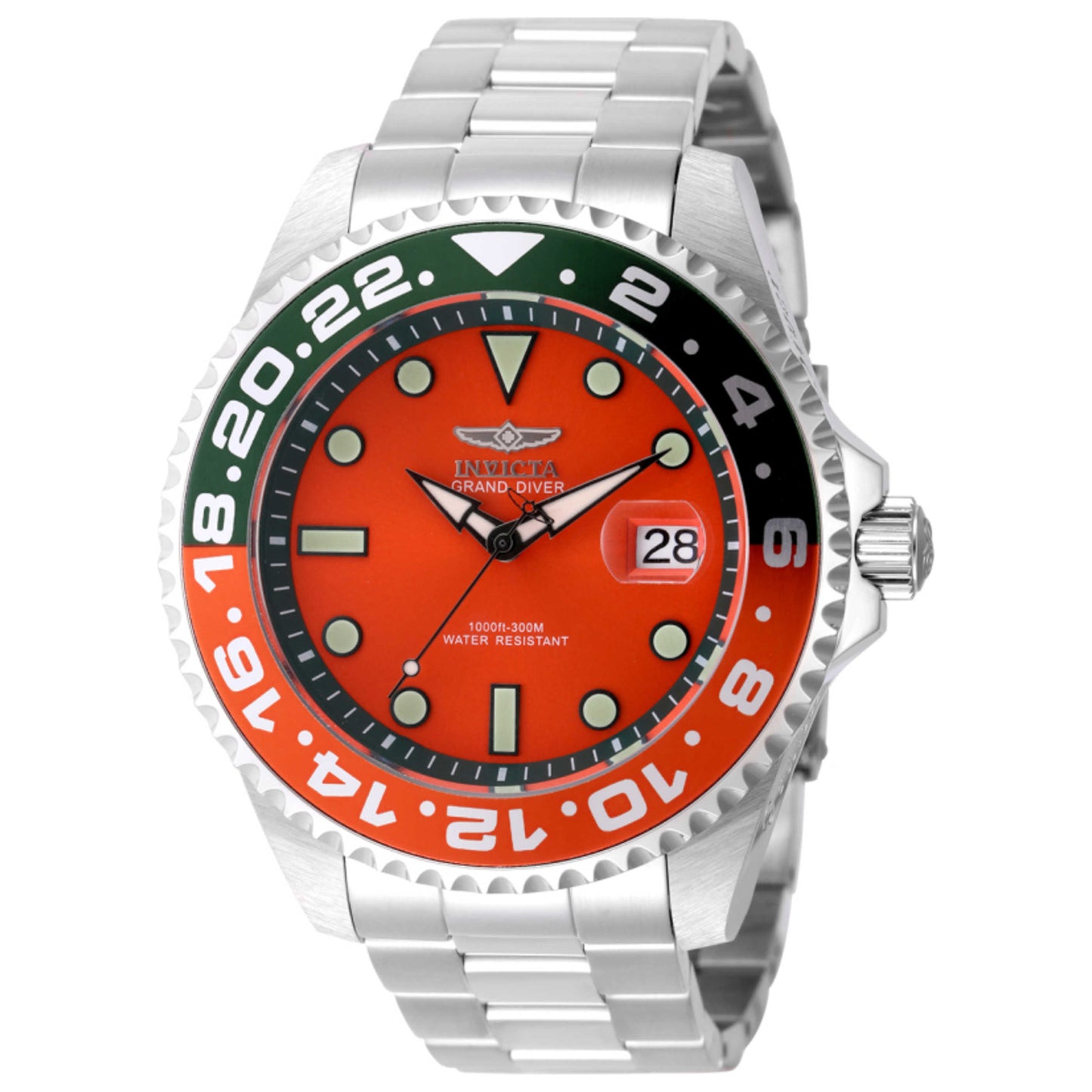 Front view of Invicta Pro Diver Men's Automatic Watch IN-49118