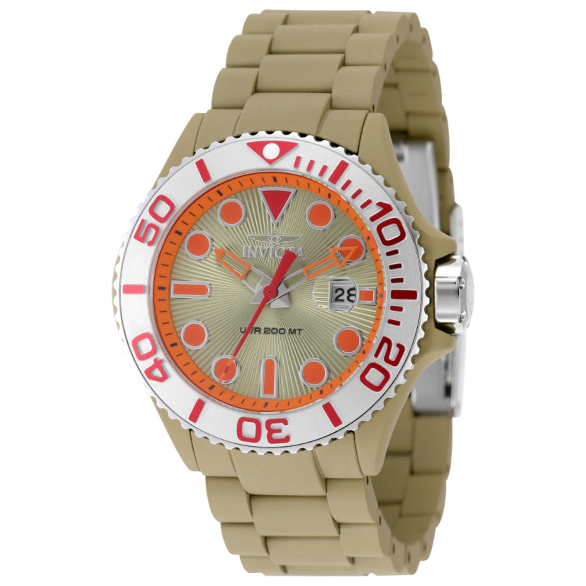 Front view of Invicta Grand Diver Men's Quartz Watch IN-49480