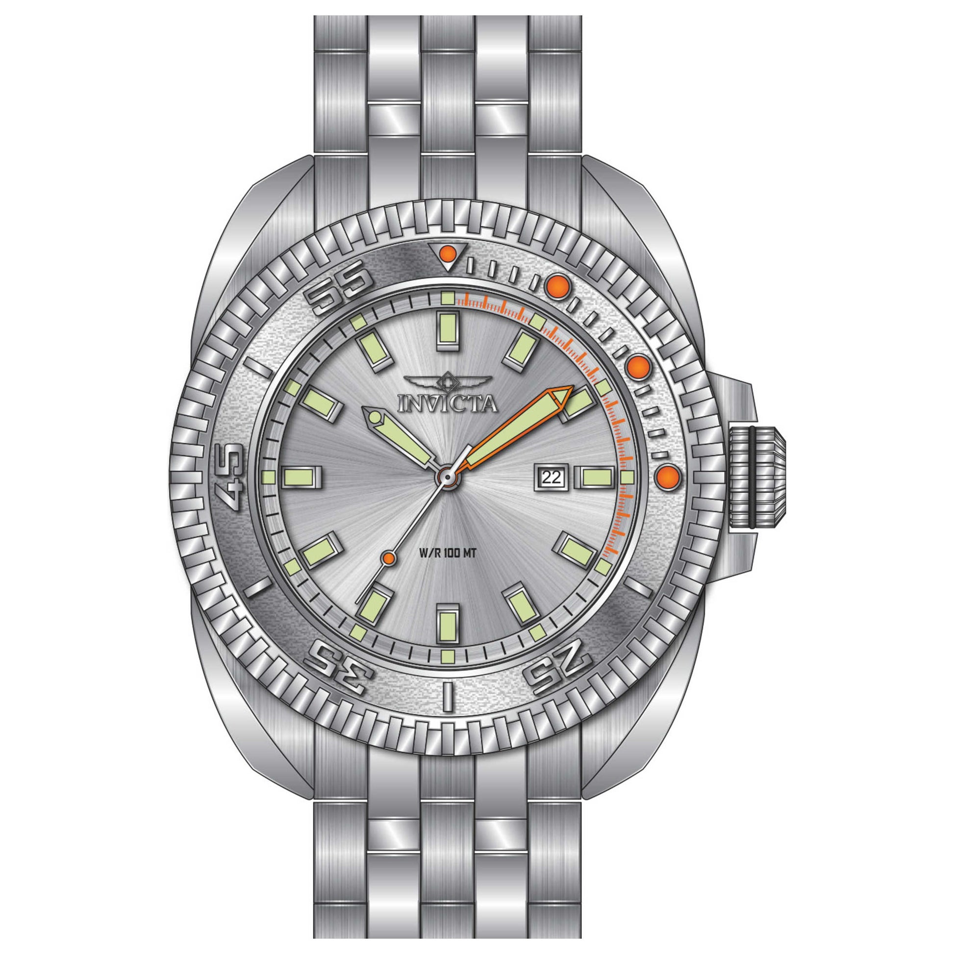 Front view of Invicta Coalition Forces Men's Quartz Watch IN-49777