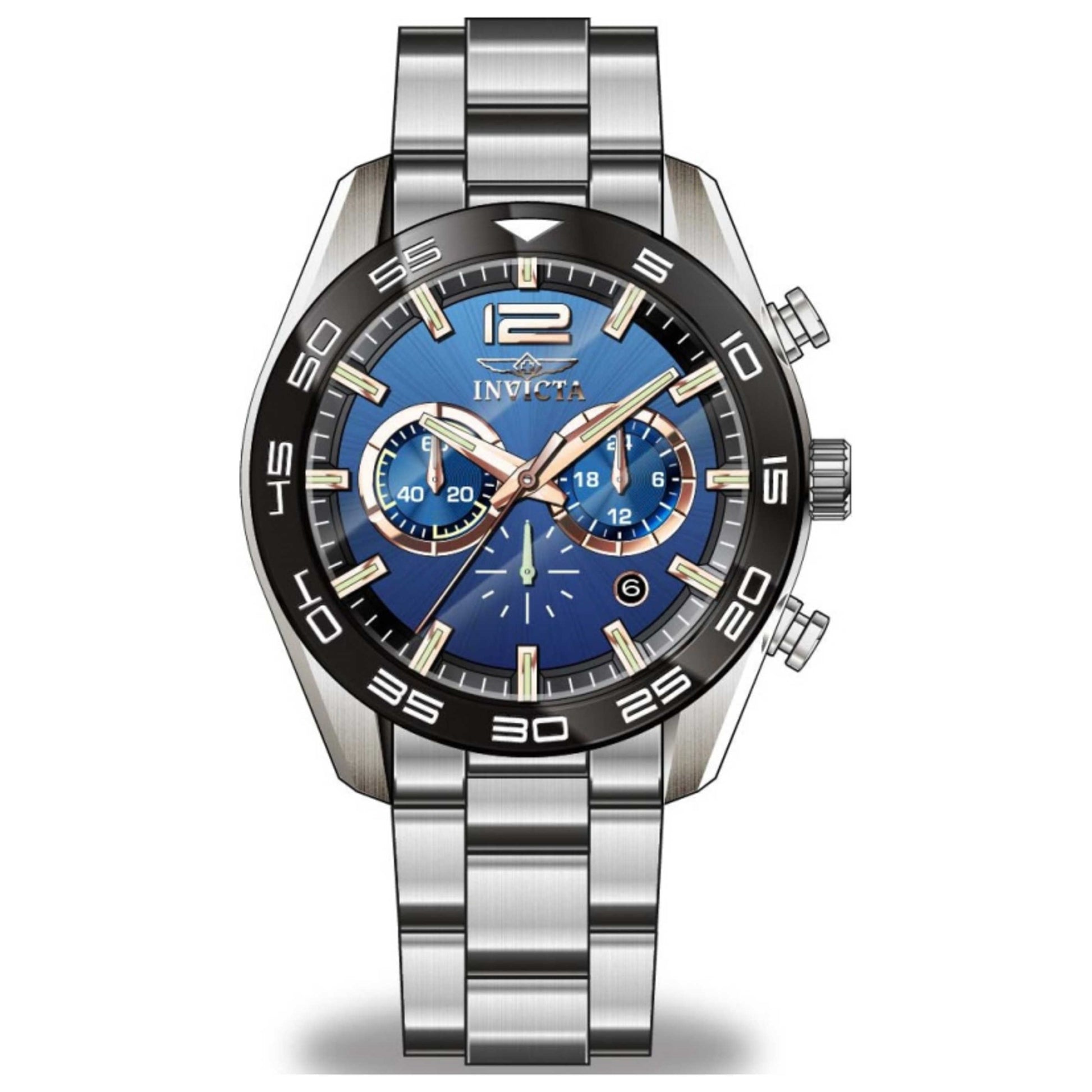Front view of Invicta Speedway Men's Quartz Watch IN-50177