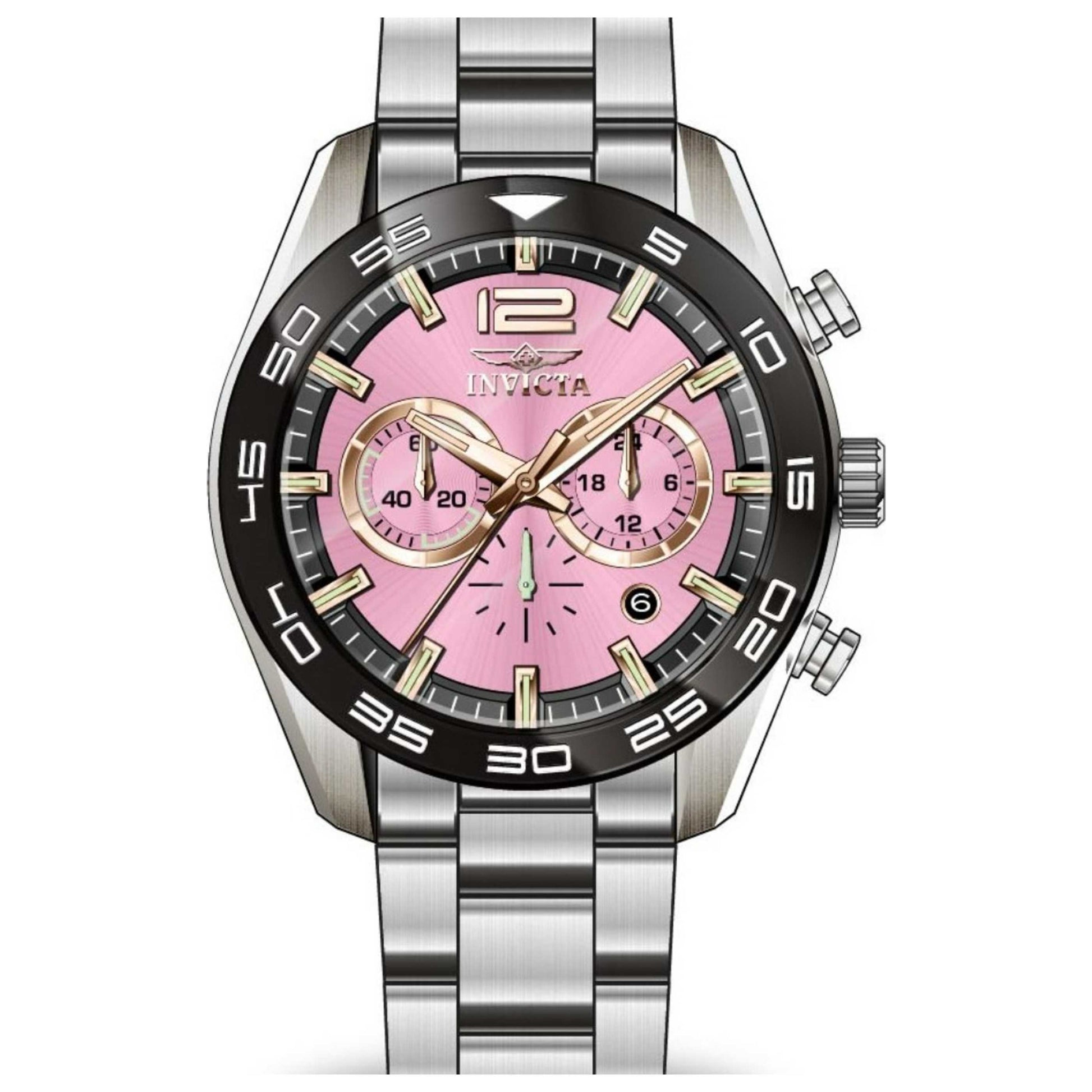 Front view of Invicta Speedway Men's Quartz Watch IN-50182