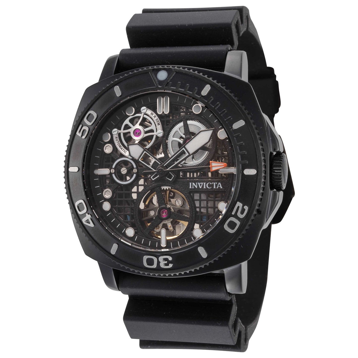 Front view of Invicta Sea Hunter Men's Automatic Watch IN-69460