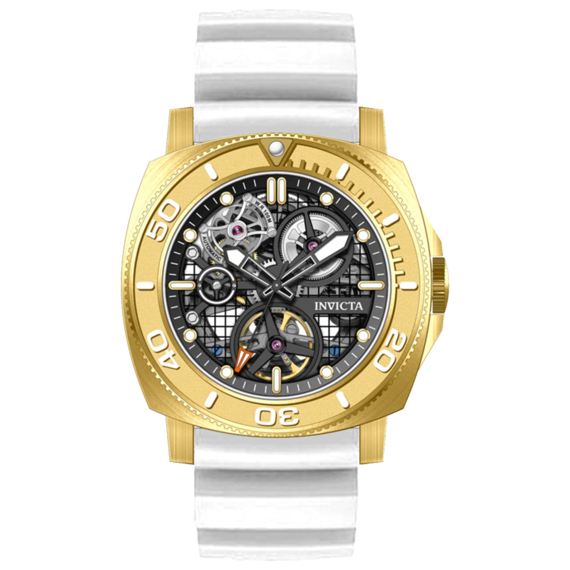 Front view of Invicta Sea Hunter Men's Automatic Watch IN-69464