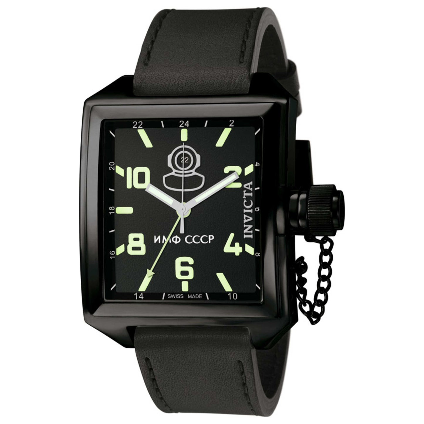Front view of Invicta Russian Diver Men's Quartz Watch IN-7189