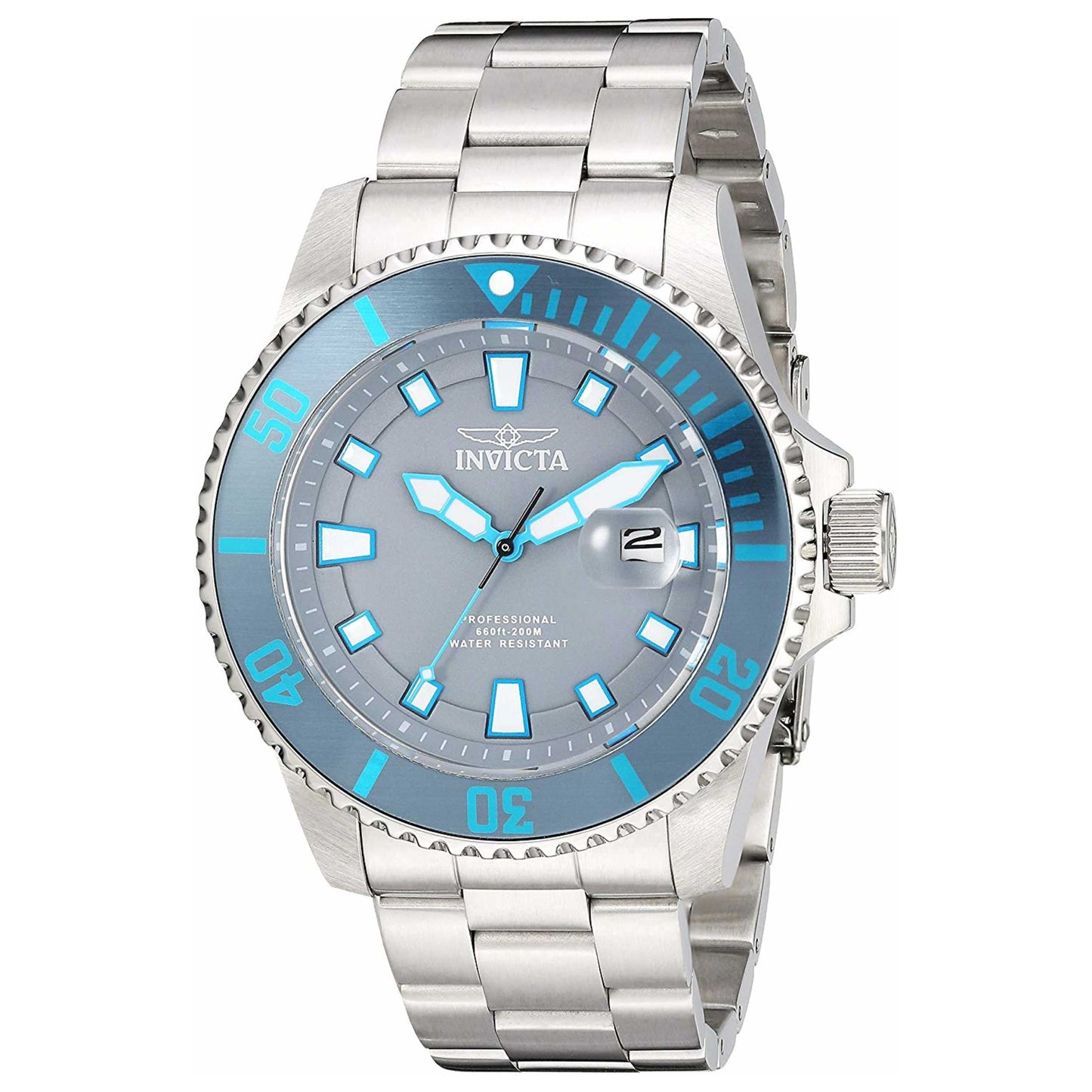 Front view of Invicta Pro Diver Men's Japanese Quartz (Battery-Powered) Watch IN-90292