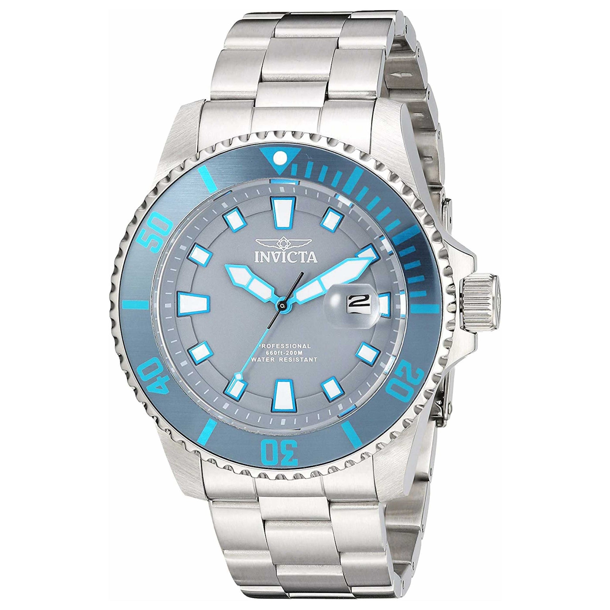 Front view of Invicta Pro Diver Men's Japanese Quartz (Battery-Powered) Watch IN-90292
