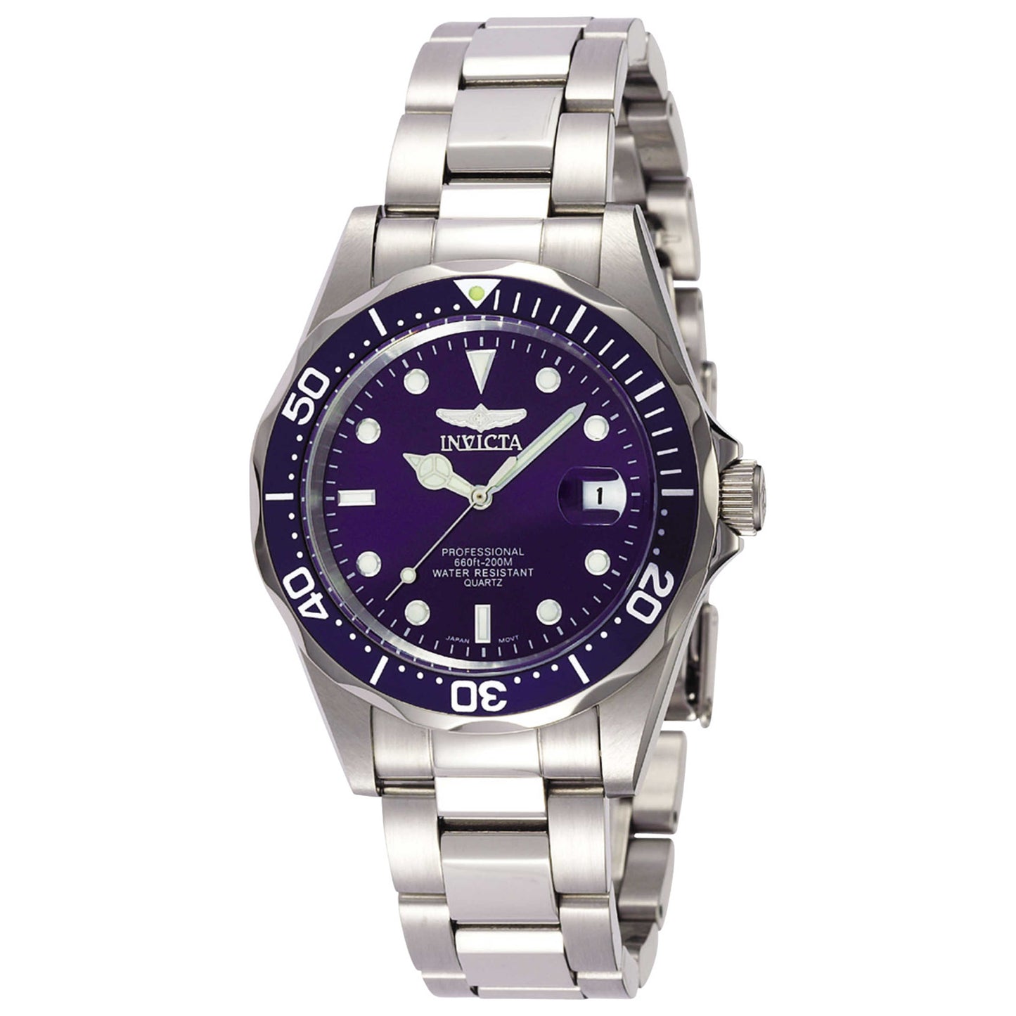 Front view of Invicta Pro Diver Men's Quartz Watch IN-9204