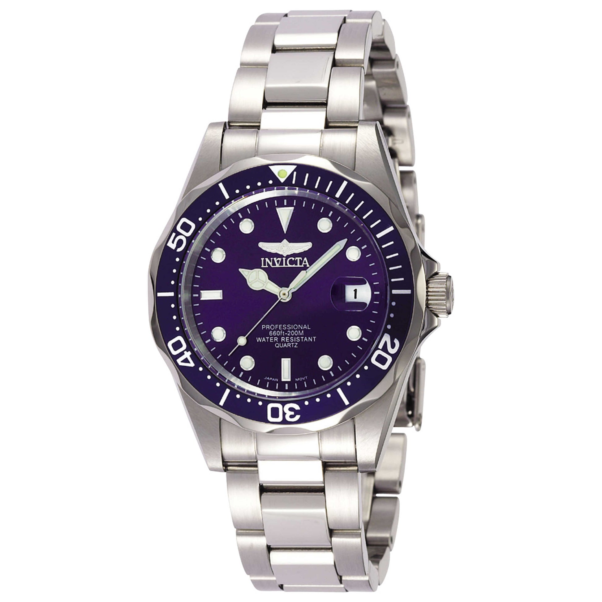 Front view of Invicta Pro Diver Men's Quartz Watch IN-9204