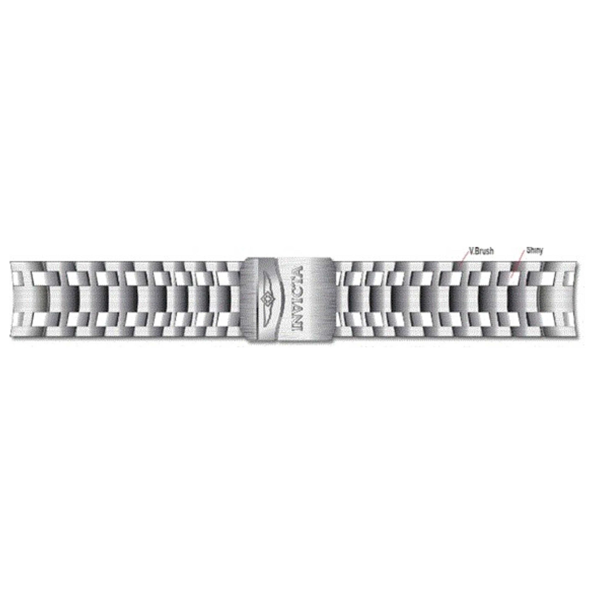 Front view of Invicta Packaging & Display Unisex Watch Strap IN-C00189SS
