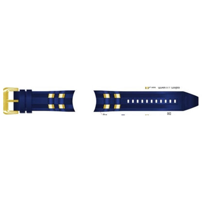 Front view of Invicta Packaging & Display Unisex Watch Strap IN-C00190PUBLUEGT