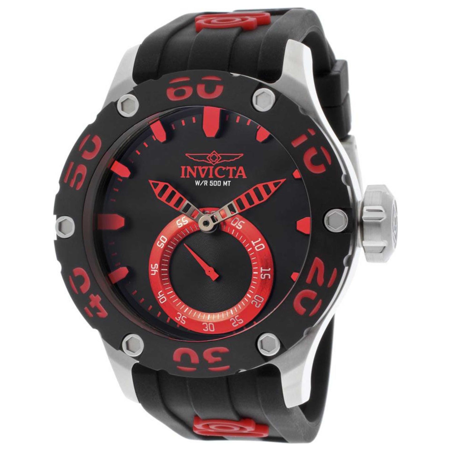 Front view of Invicta Russian Diver Men's Japanese Quartz (Battery-Powered) Watch INVICTA-12702