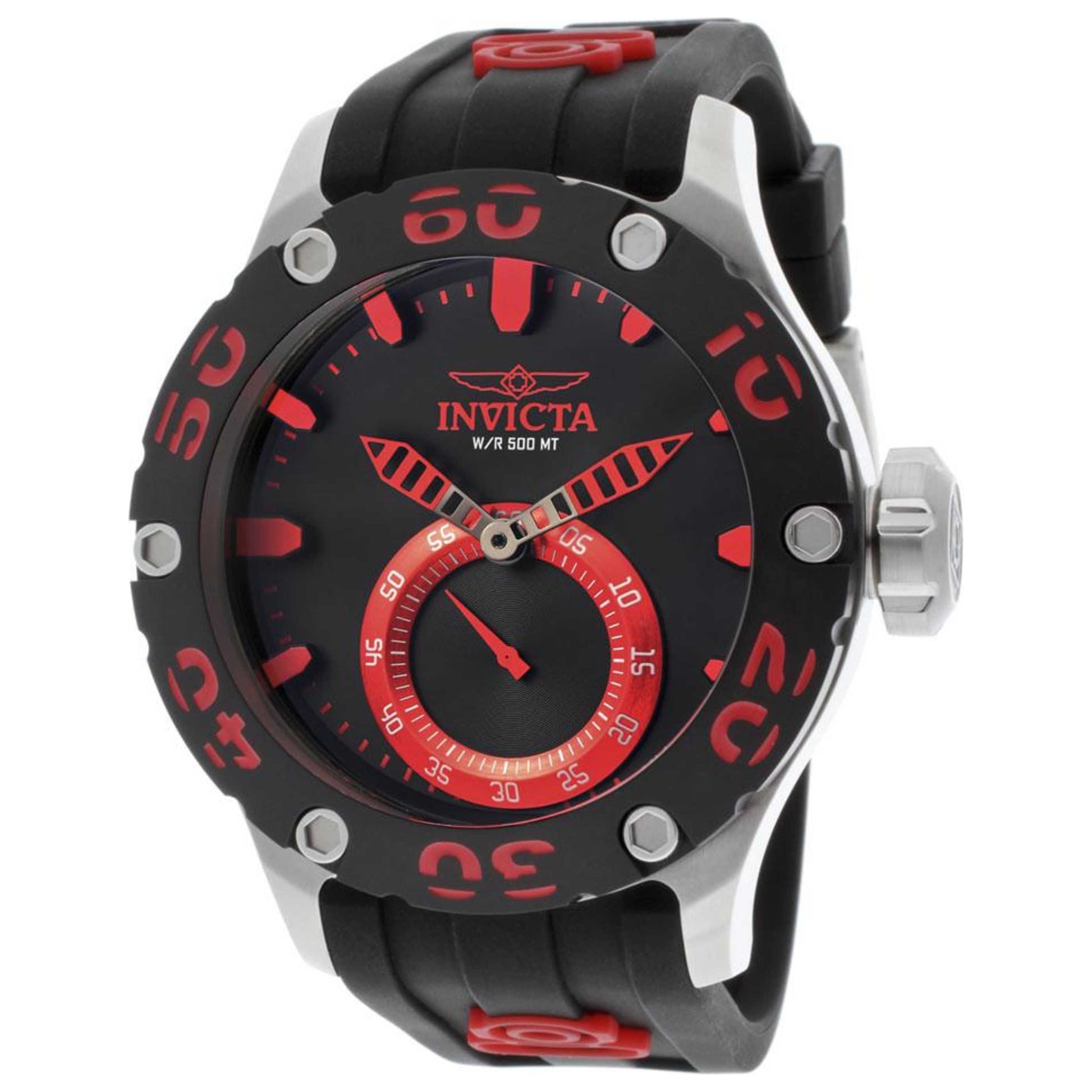Front view of Invicta Russian Diver Men's Japanese Quartz (Battery-Powered) Watch INVICTA-12702