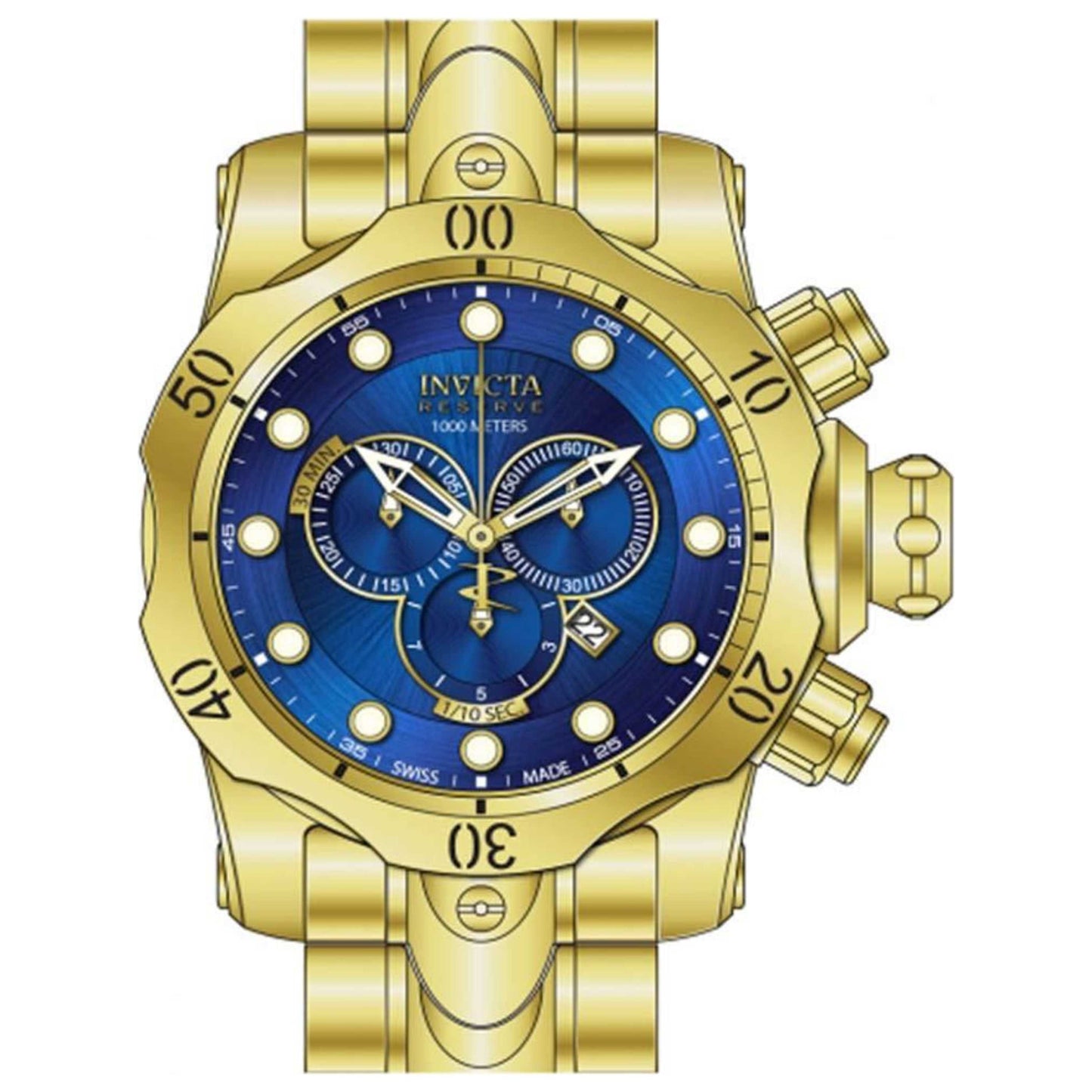 Front view of Invicta Venom Men's Quartz Watch INVICTA-14504