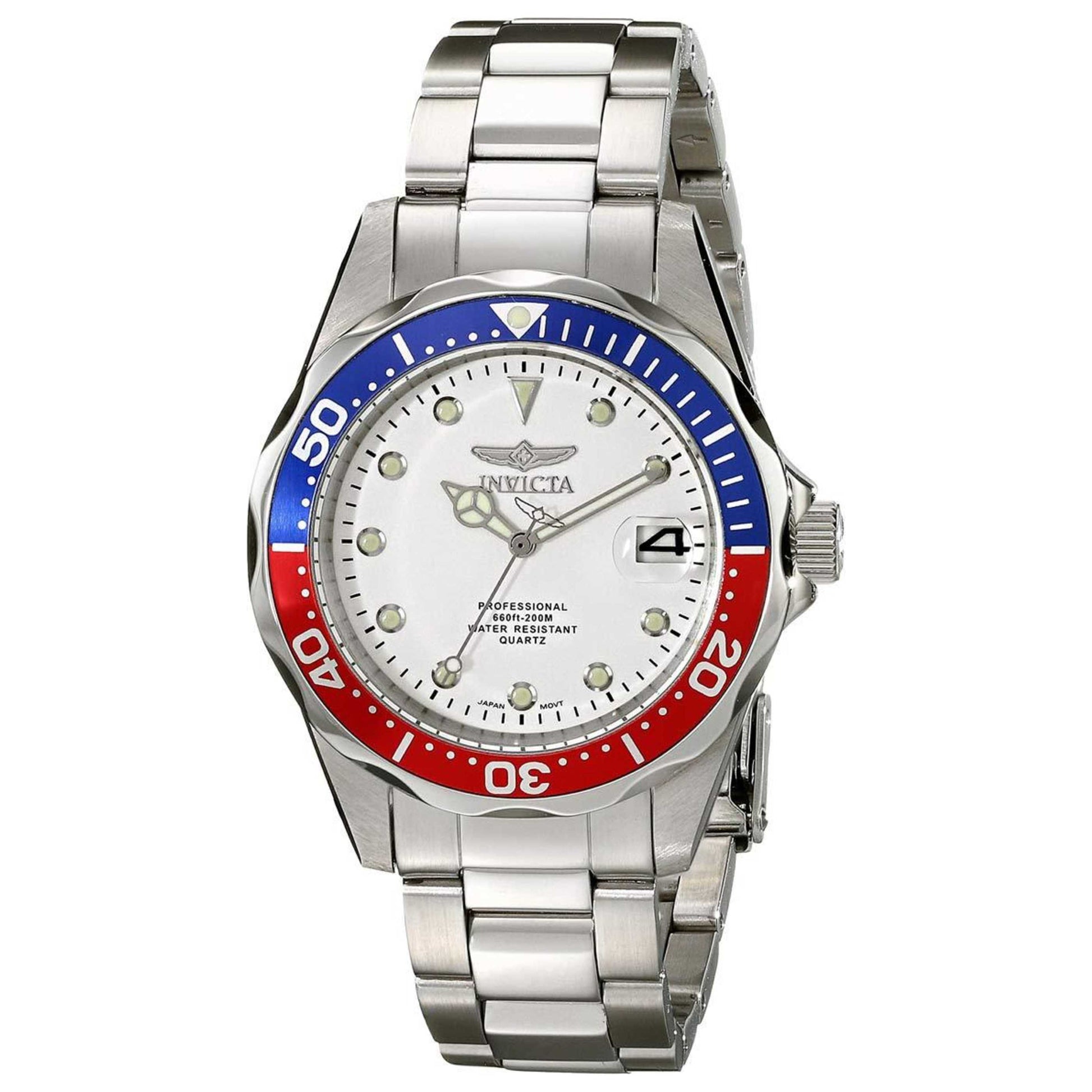 Front view of Invicta Pro Diver Men's Japanese Quartz (Battery-Powered) Watch INVICTA-17047