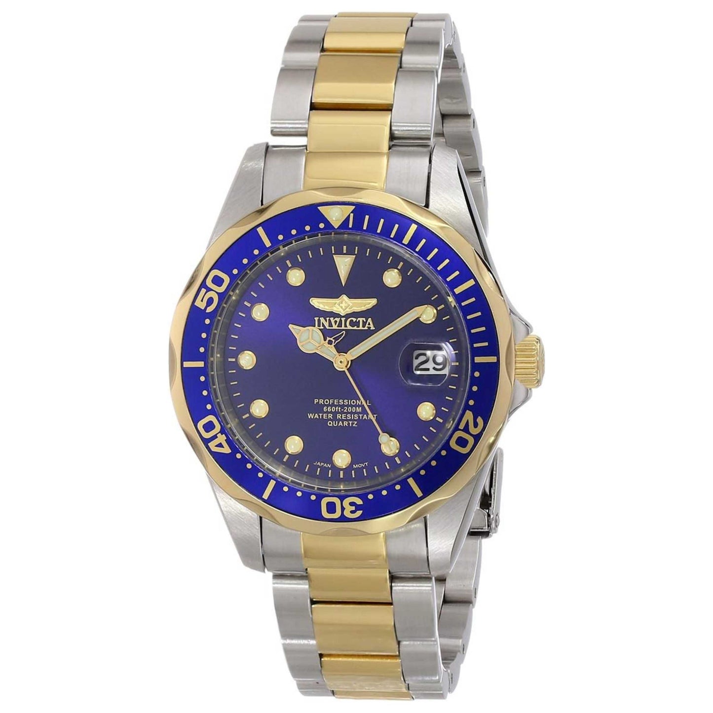 Front view of Invicta Pro Diver Men's Japanese Quartz (Battery-Powered) Watch INVICTA-17050