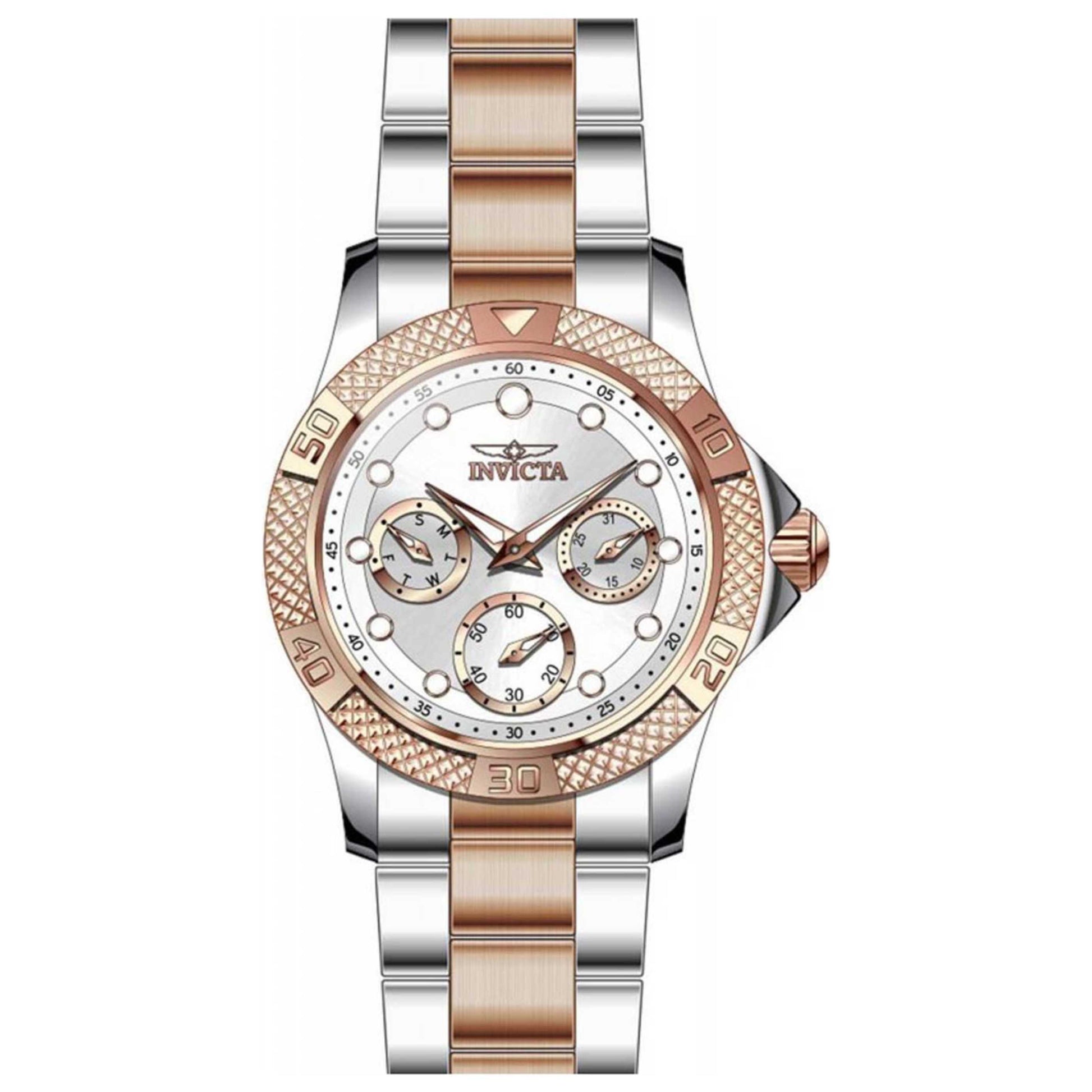 Front view of Invicta Angel Women's Japanese Quartz (Battery-Powered) Watch INVICTA-21762