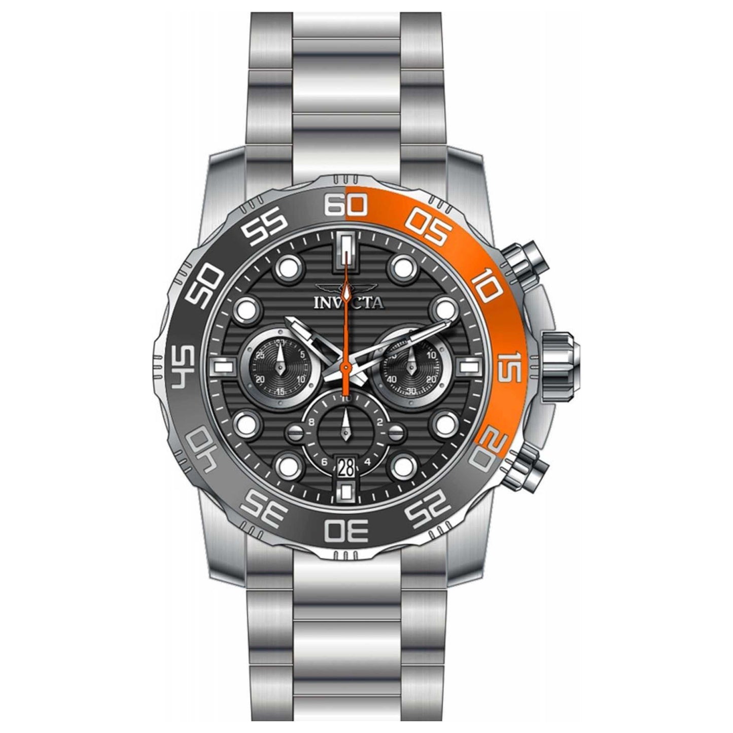 Front view of Invicta Pro Diver Men's Quartz Watch INVICTA-22230