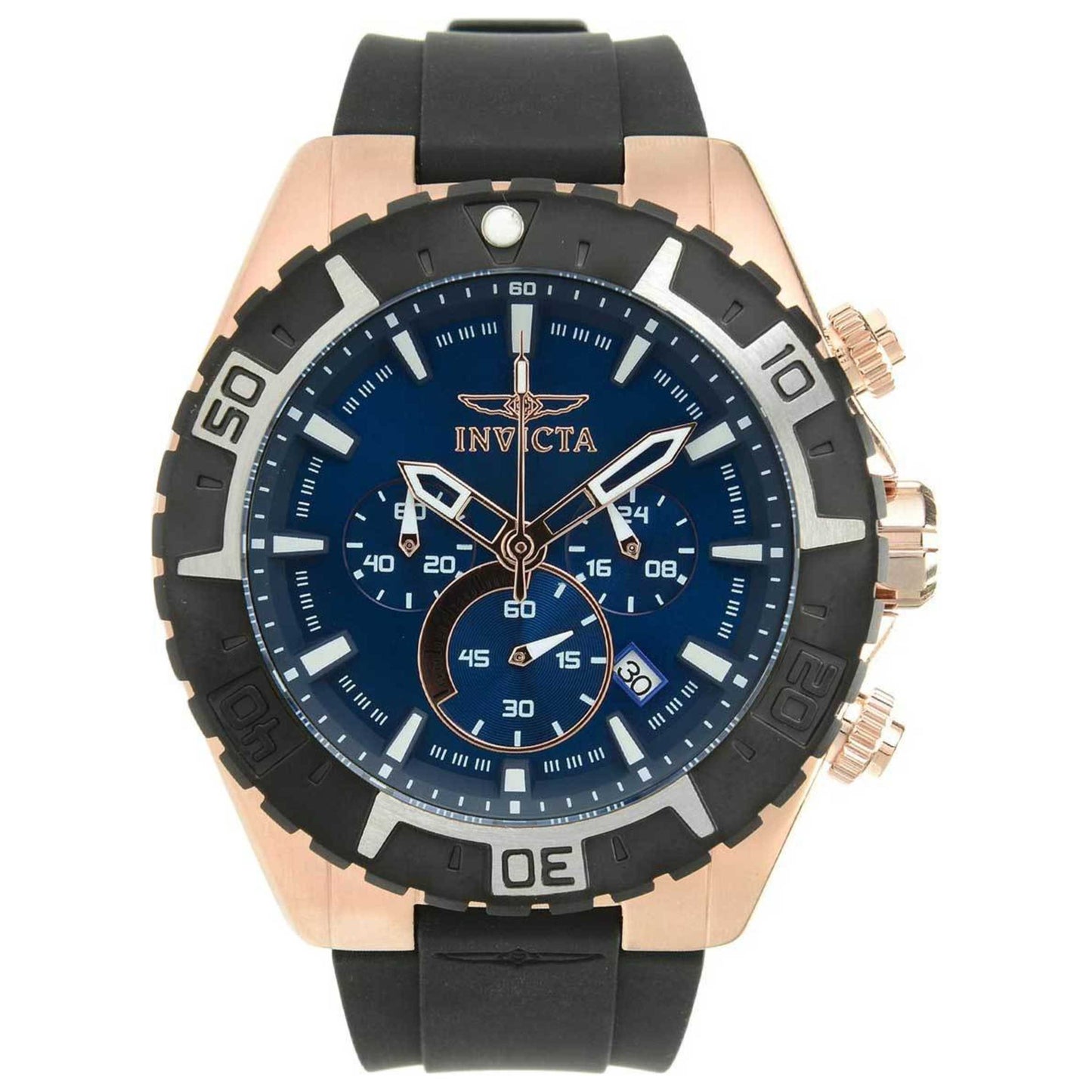 Front view of Invicta Aviator Men's Japanese Quartz (Battery-Powered) Watch INVICTA-22524