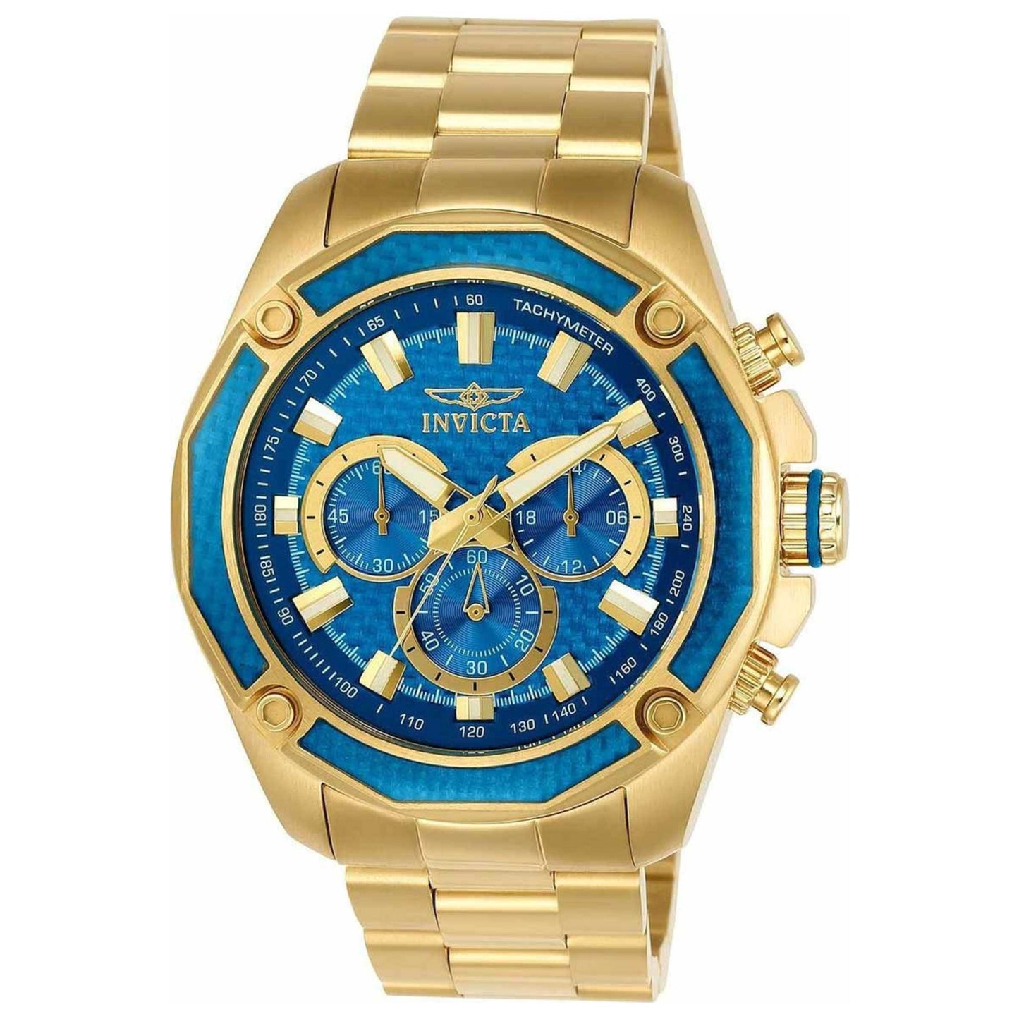 Front view of Invicta Aviator Men's Japanese Quartz (Battery-Powered) Watch INVICTA-22805