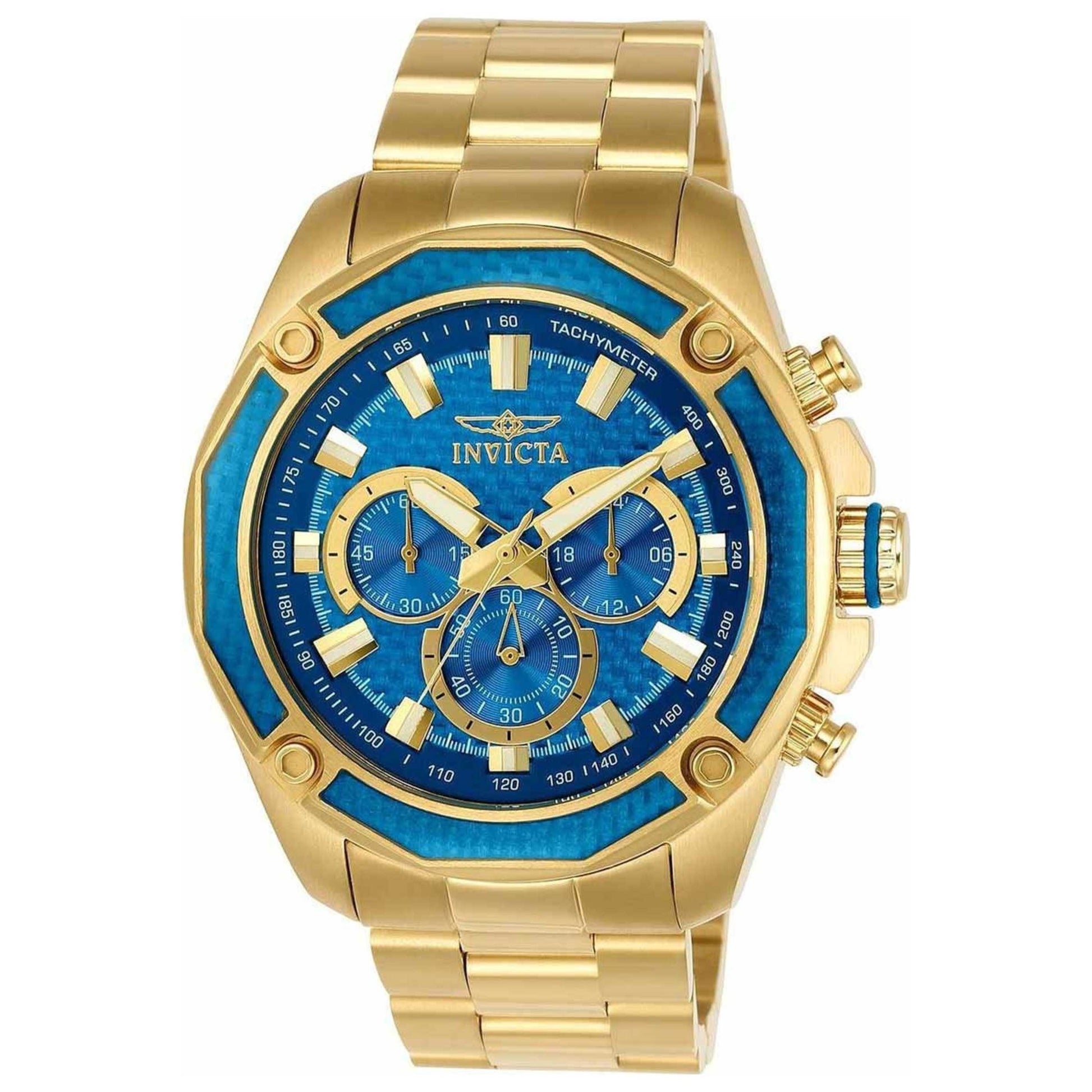 Front view of Invicta Aviator Men's Japanese Quartz (Battery-Powered) Watch INVICTA-22805
