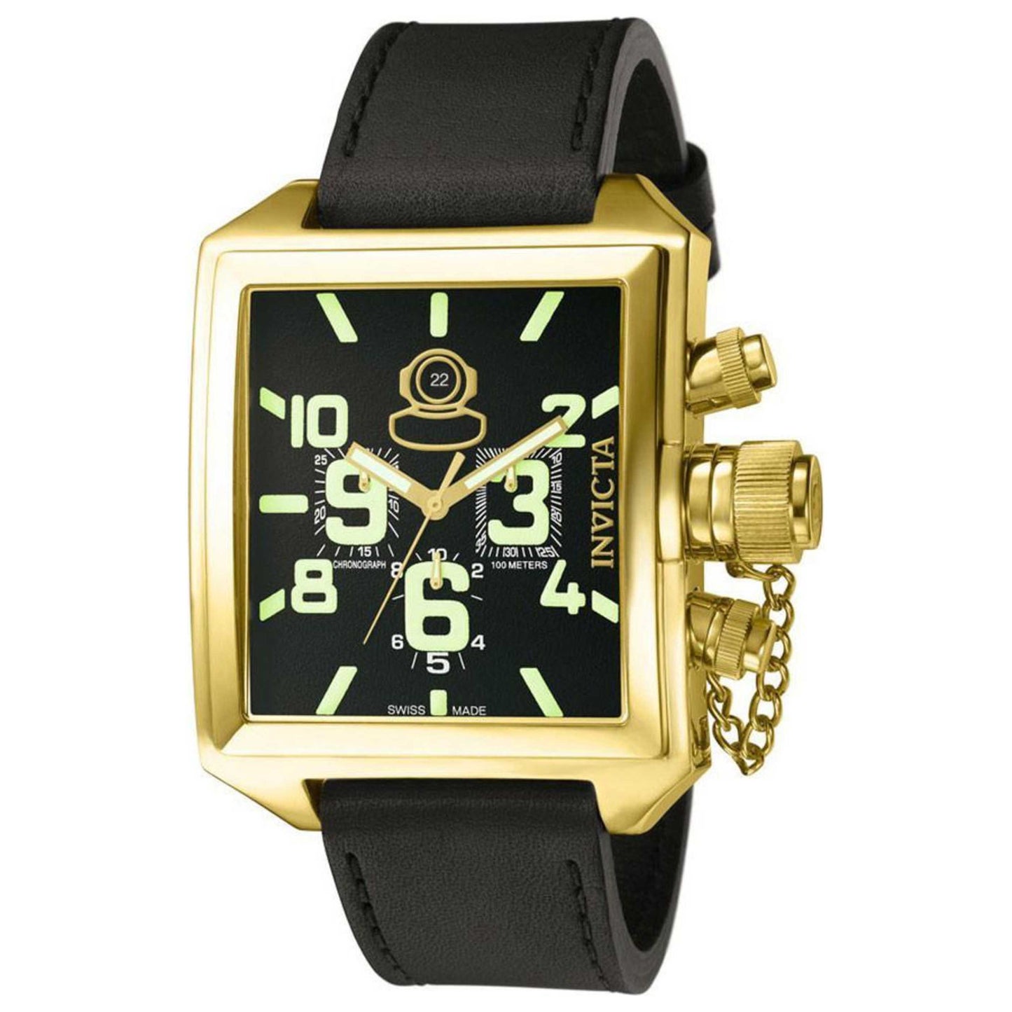Front view of Invicta Russian Diver Men's Quartz Watch INVICTA-7187