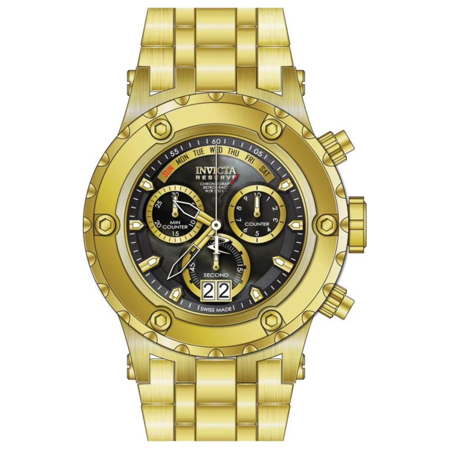 Front view of Invicta Subaqua Men's Quartz Watch INVICTA-80487