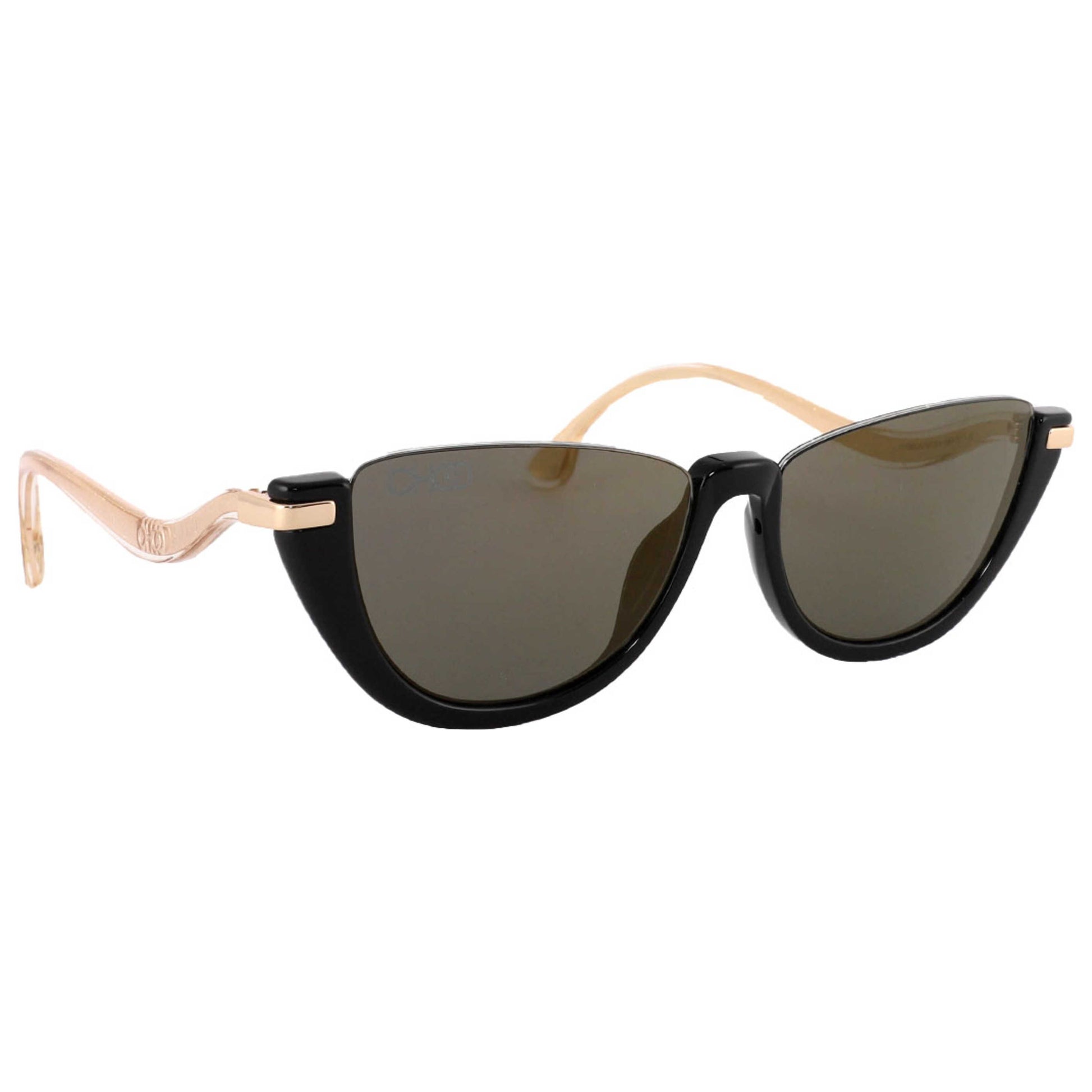 Front view of Jimmy Choo Fashion Women's Sunglasses IONA-S-807-54-BLACK