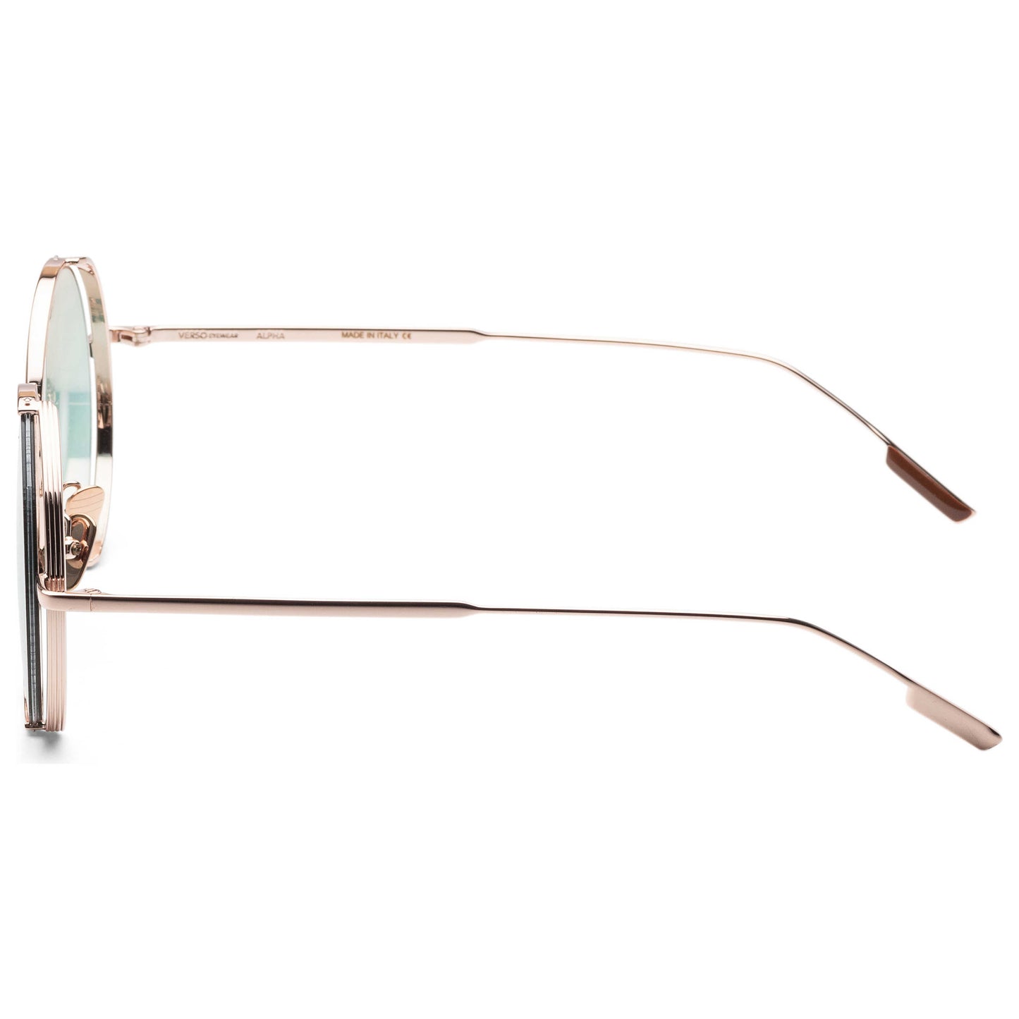 Left view of Verso Alpha Men's Sunglasses IS1004-A